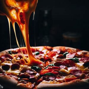 pizza image with DALL E