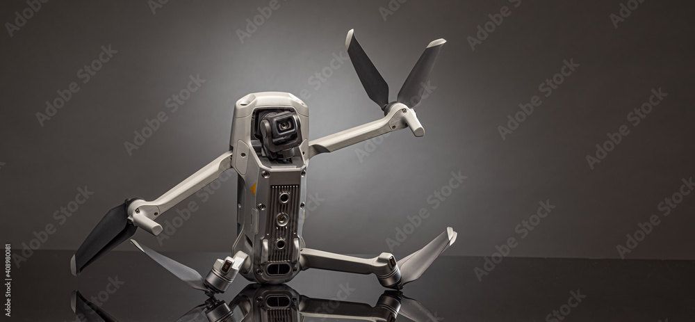 drone on a dark background