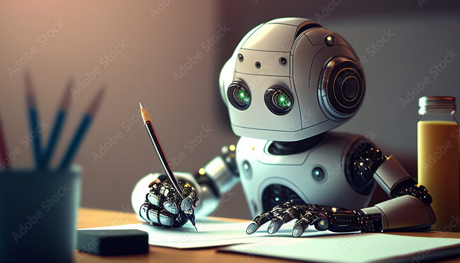 AI robot, Artificial Intelligence Chatbot,Chat GPT bot was tested for its ability to read, write and listen like a human.4th Industrial Revolution,AI learning concept.