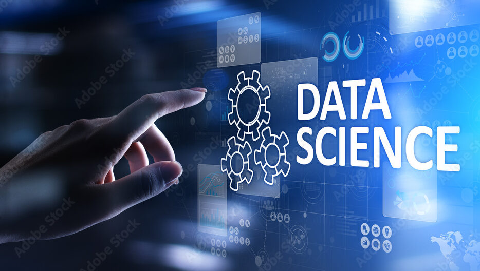 Data science and deep learning. Artificial intelligence, Analysis. Internet and modern technology concept.