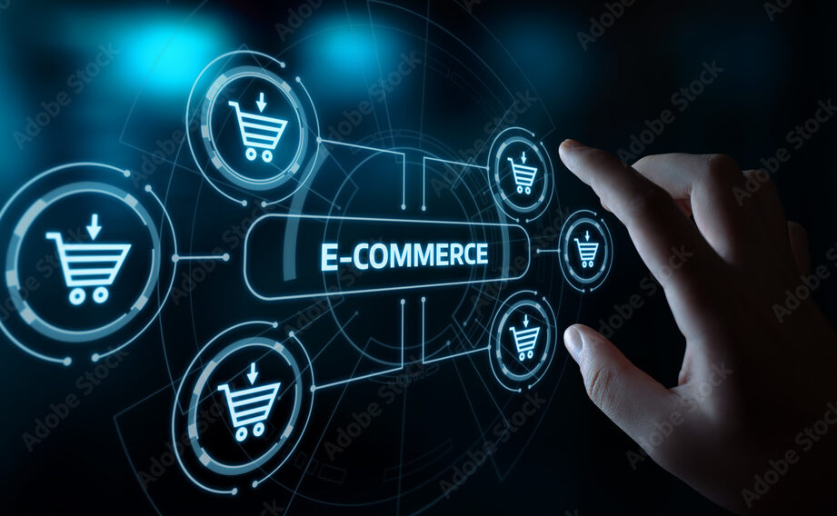 e-commerce add to cart  online shopping business technology internet concept