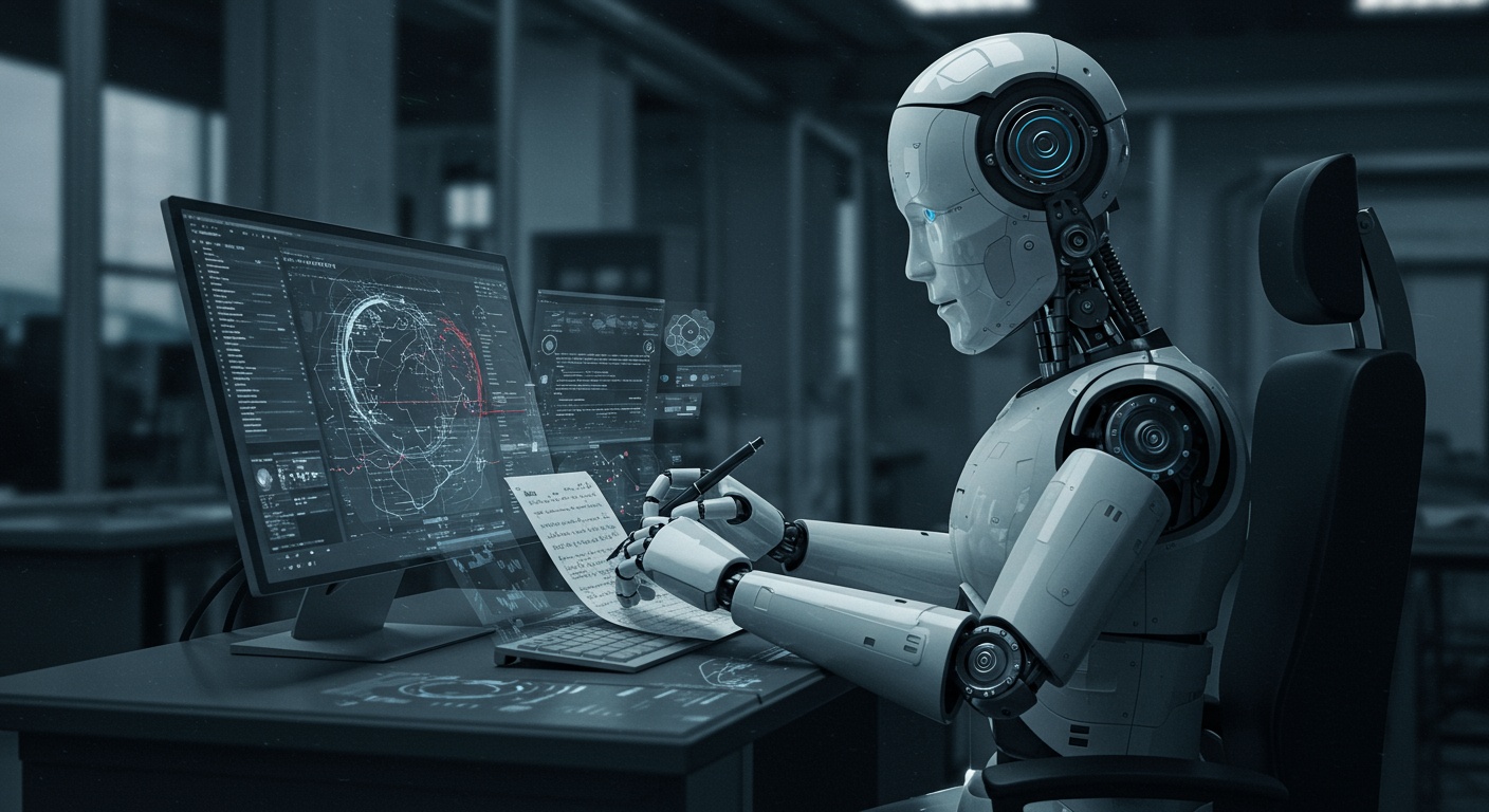 AI Content Writers Mastering The Art of SEO illustration
