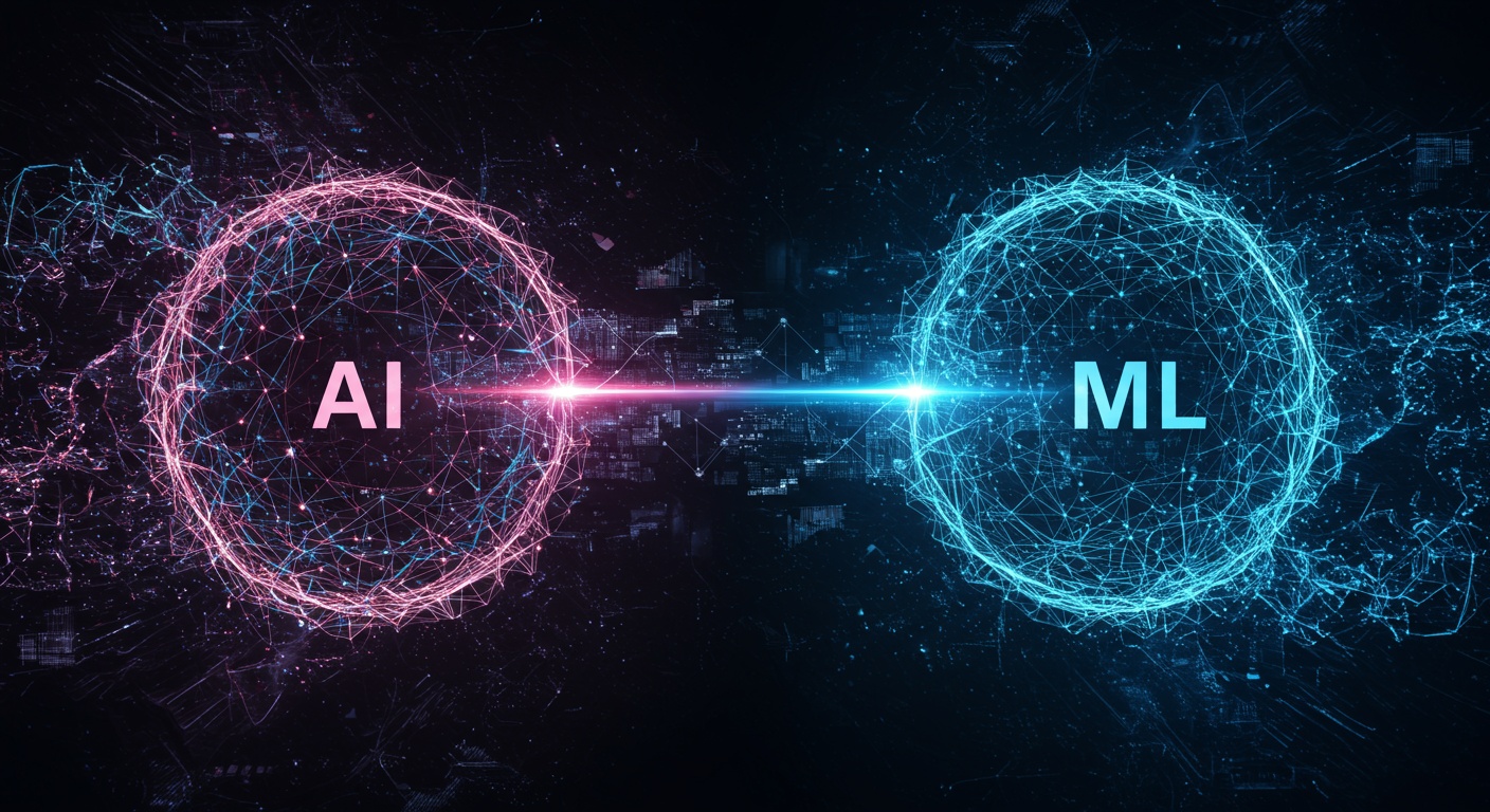 AI Learning Versus Machine Learning A Clear Difference Revealed illustration