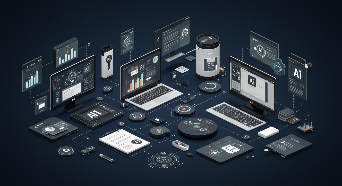 Content Marketers Dream Toolkit Best AI Tools for Content Creation illustration