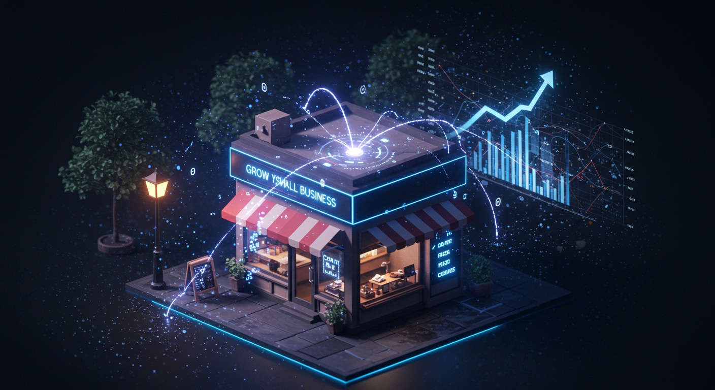 Grow Your Small Business Smart Content Marketing Tactics illustration