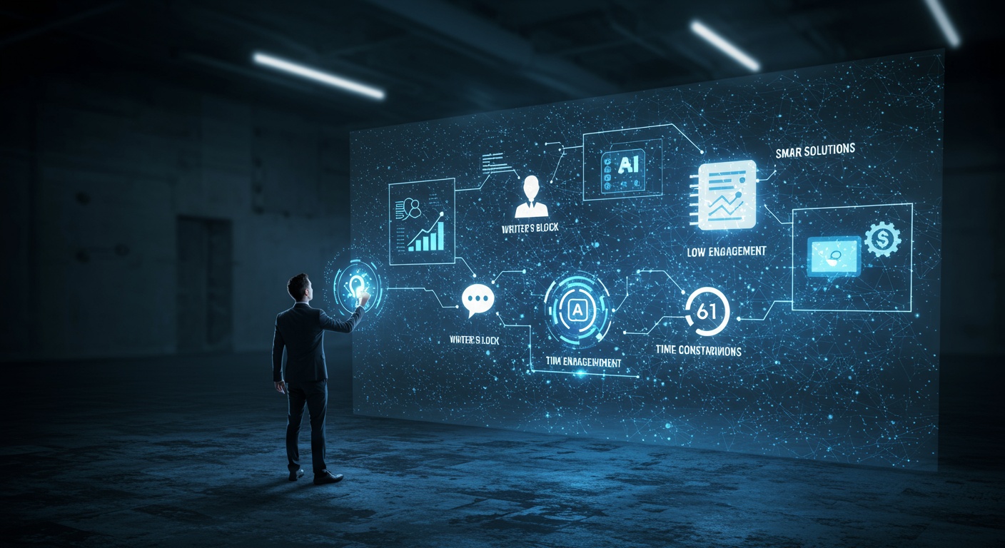 Overcome Content Challenges with Smart Solutions illustration