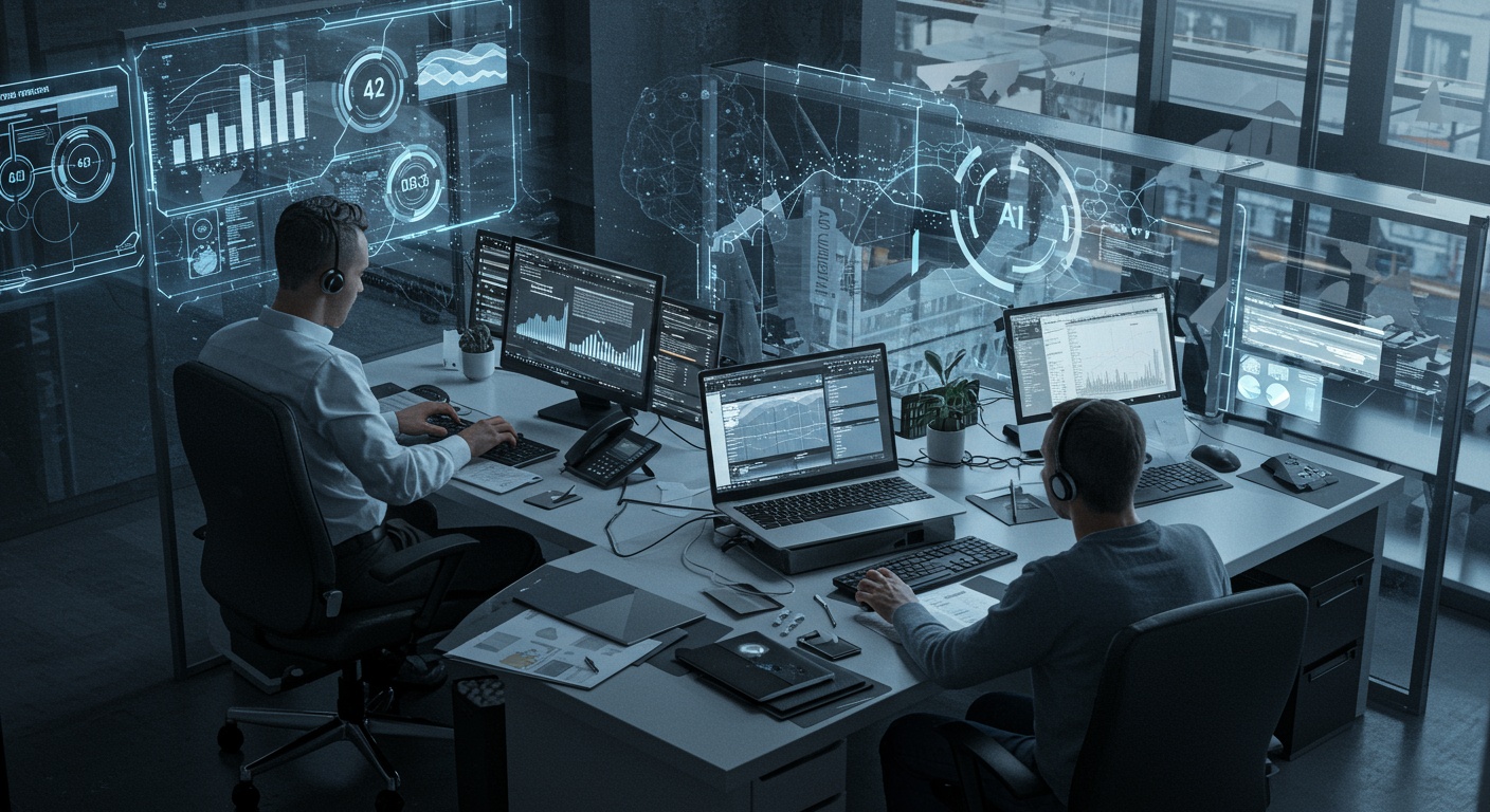 Productivity Revolution How AI Will Reshape Work illustration