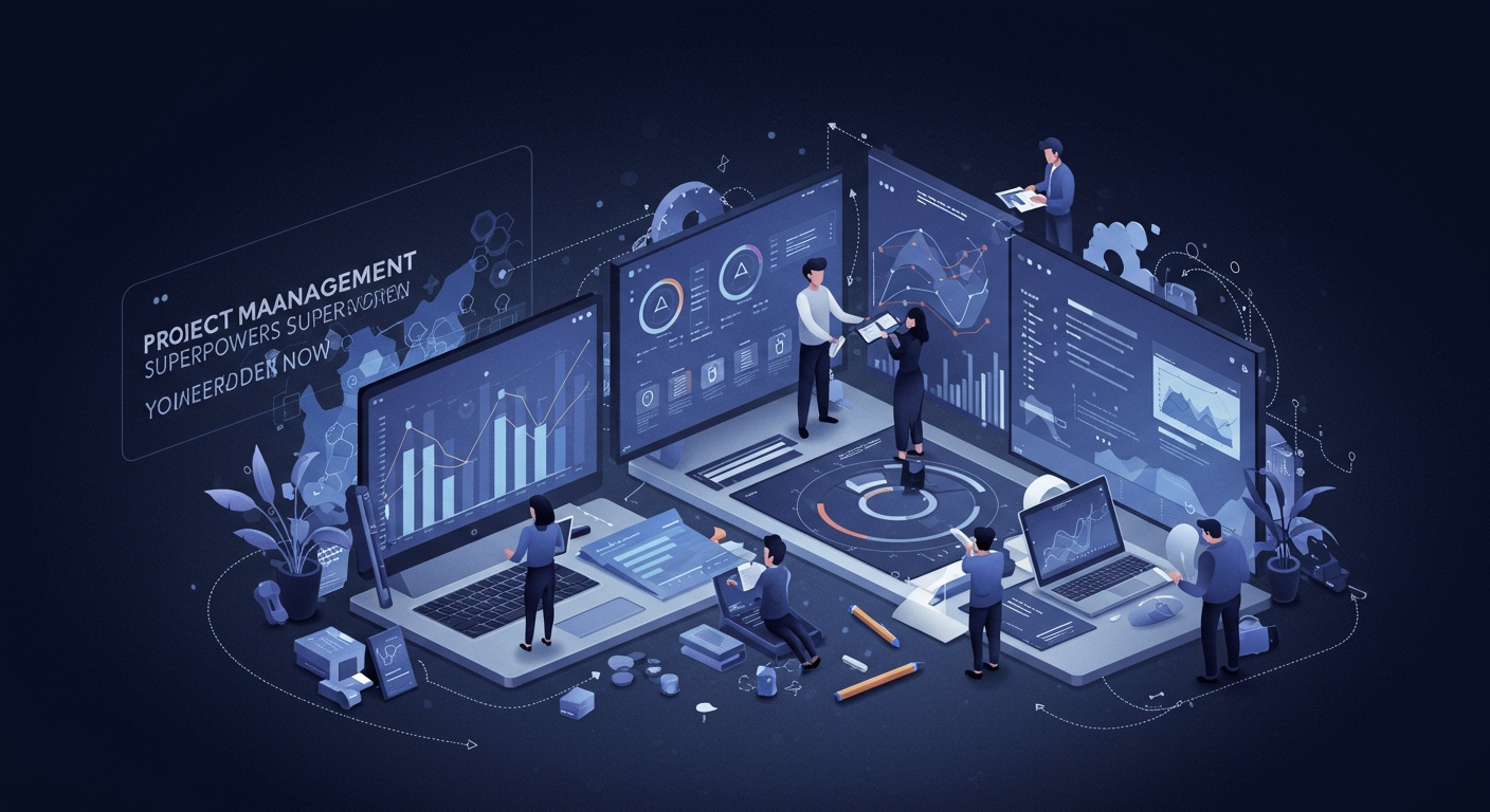 Project Management Superpowers AI Tools You Need Now illustration
