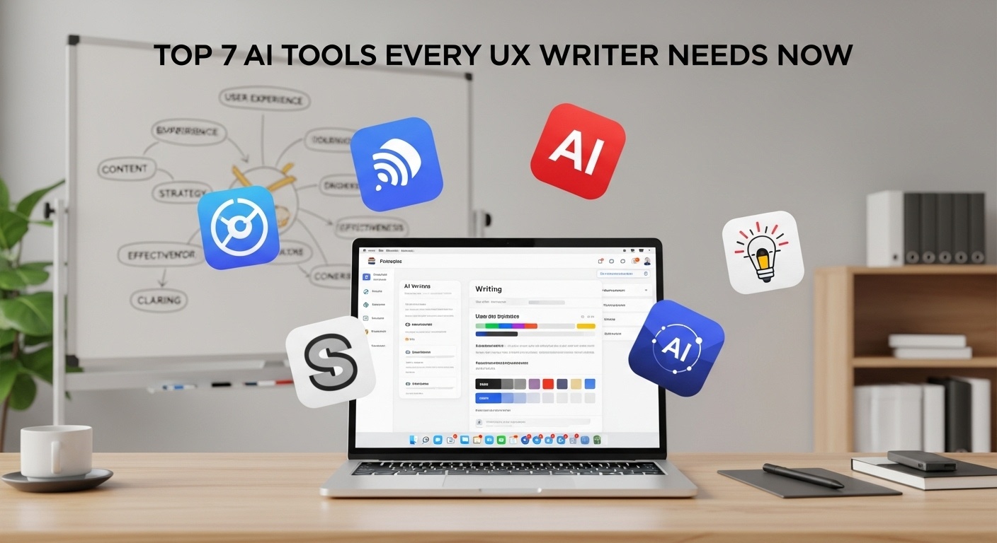 Top 7 AI Tools Every UX Writer Needs Now illustration