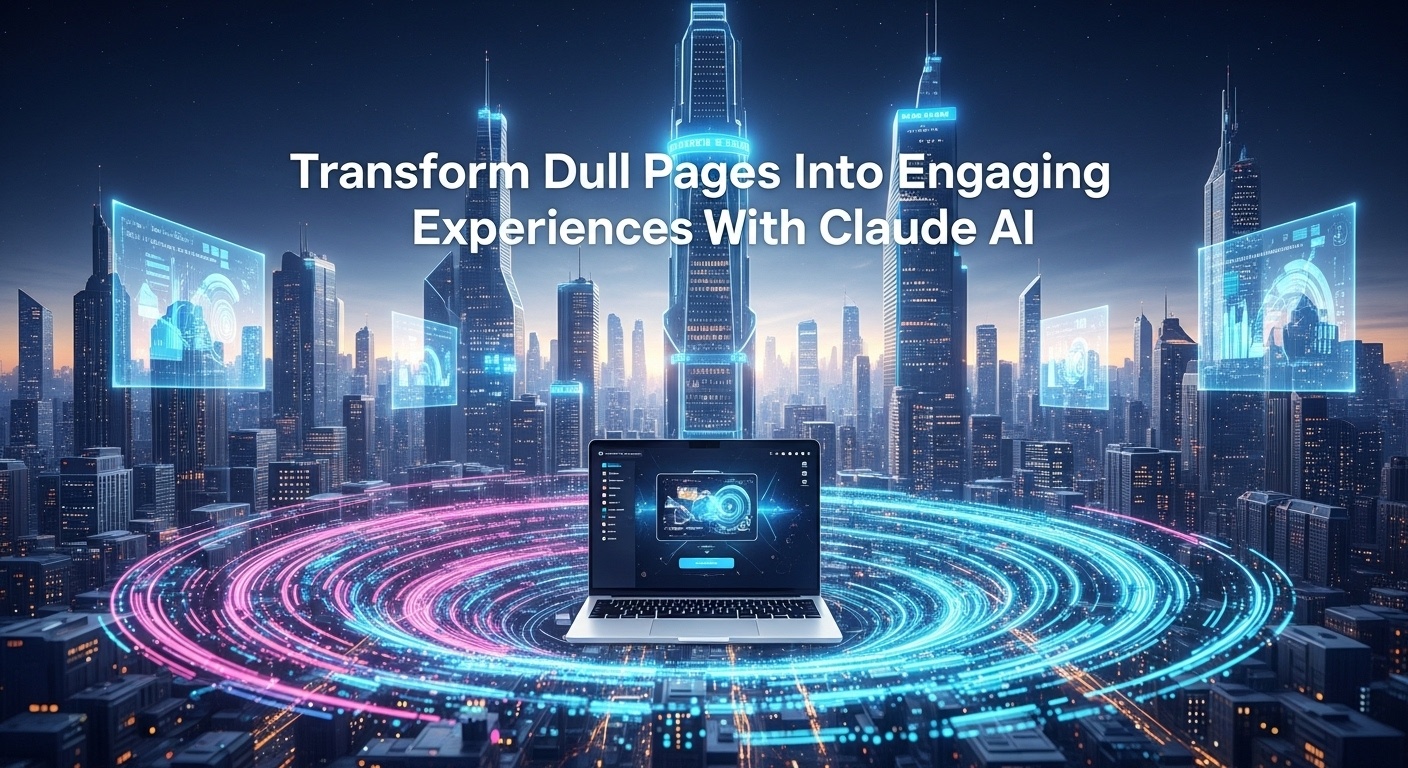 Transform Dull Pages Into Engaging Experiences With Claude AI