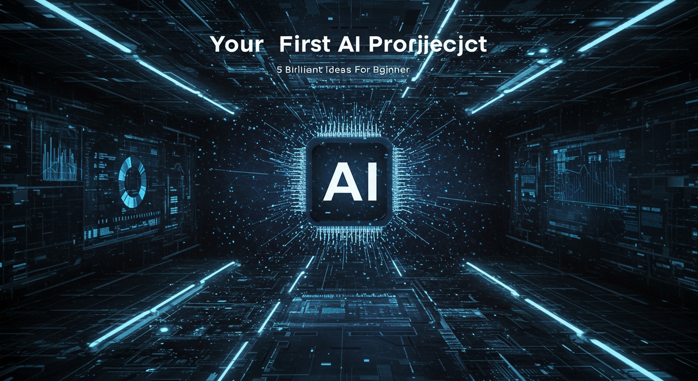 Your First AI Project 5 Brilliant Ideas for Beginners illustration