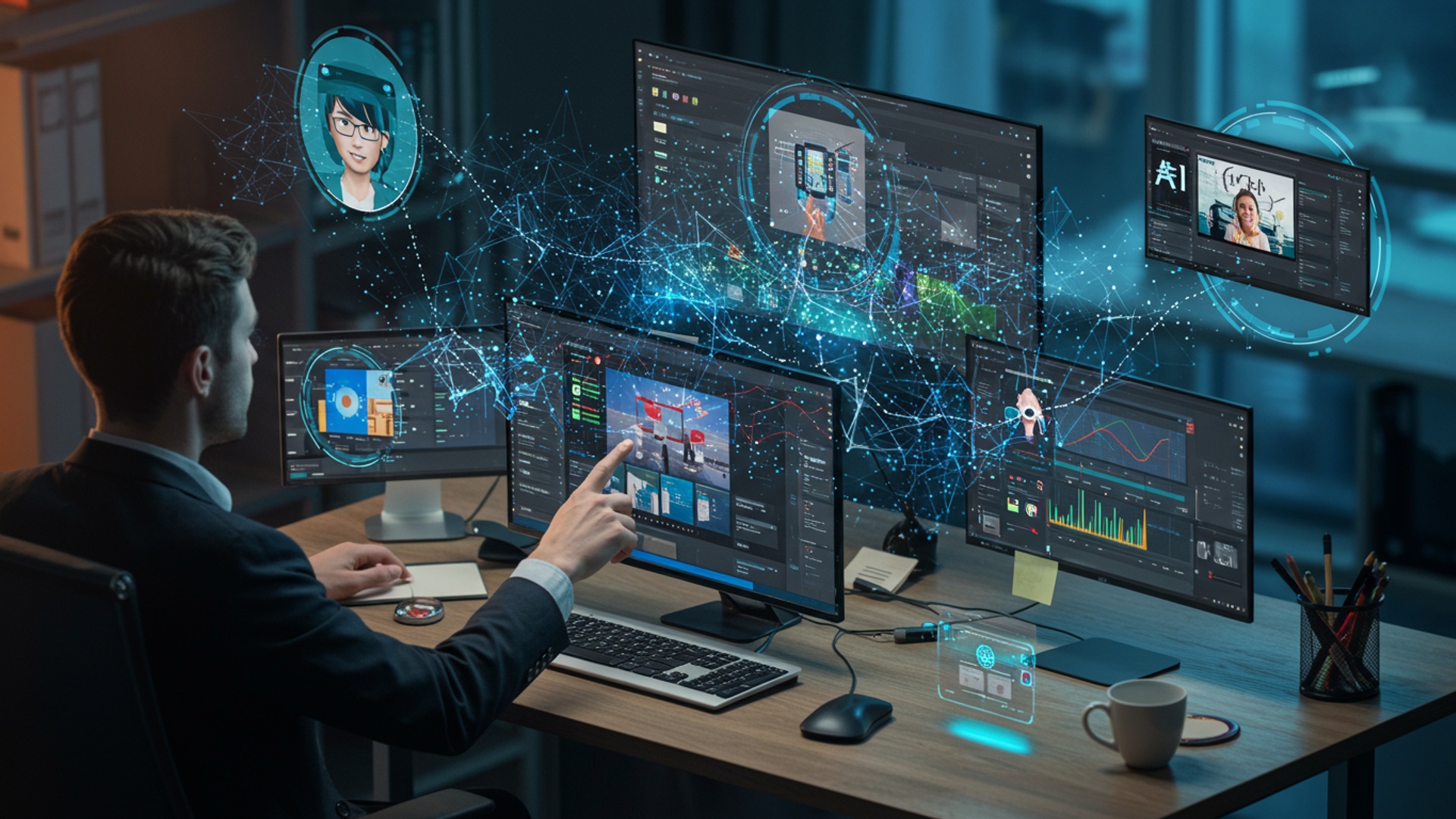 Master 5 Essential AI Tools for Content Creation and Boost Productivity illustration