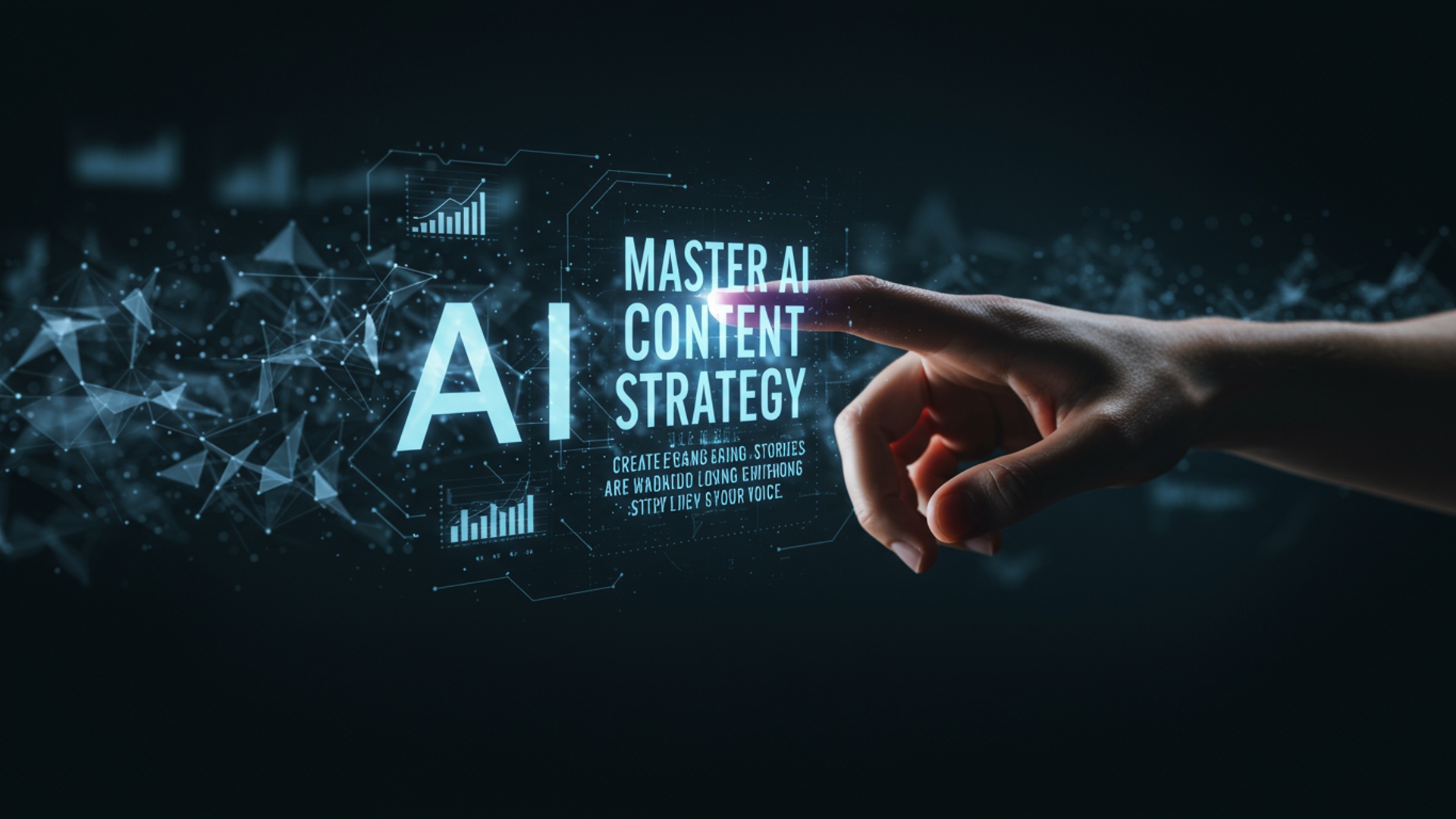 Master AI Content Strategy Create Engaging Stories Without Losing Your Voice illustration
