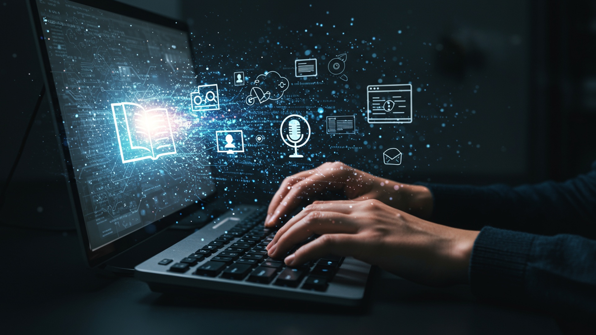 Mastering AI Content Writing Your Path to a Lucrative Career illustration