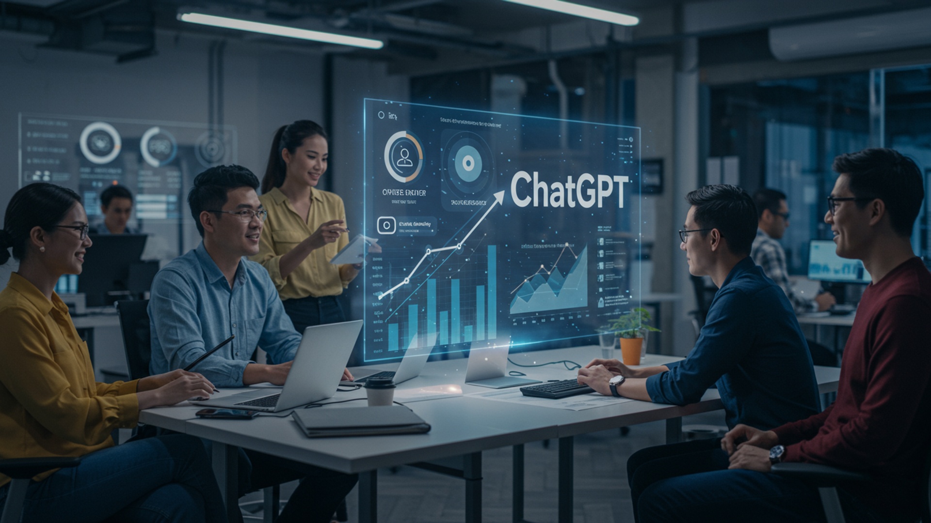 Unleash Your Brand's Power 7 ChatGPT Marketing Secrets for Rapid Growth illustration