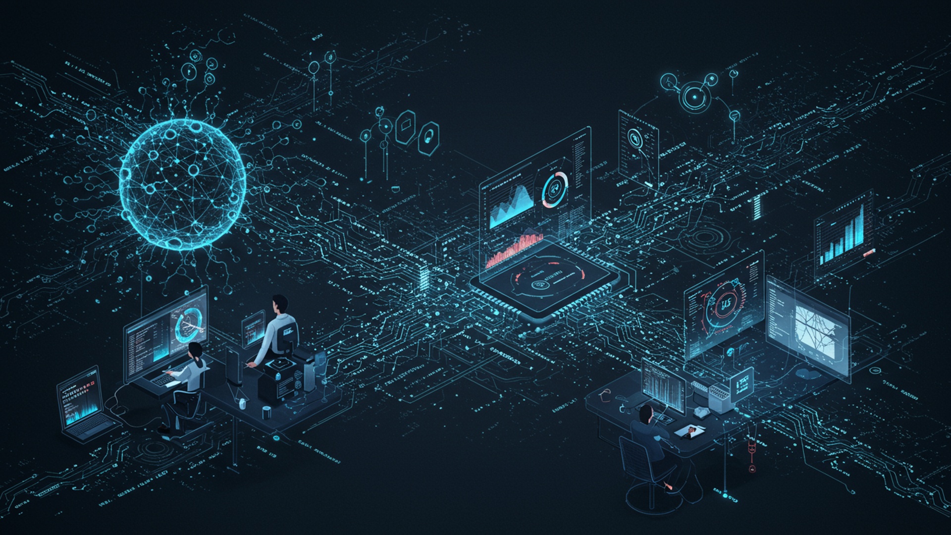 Unlock Faster Code How AI Reshapes Software Development Workflows illustration