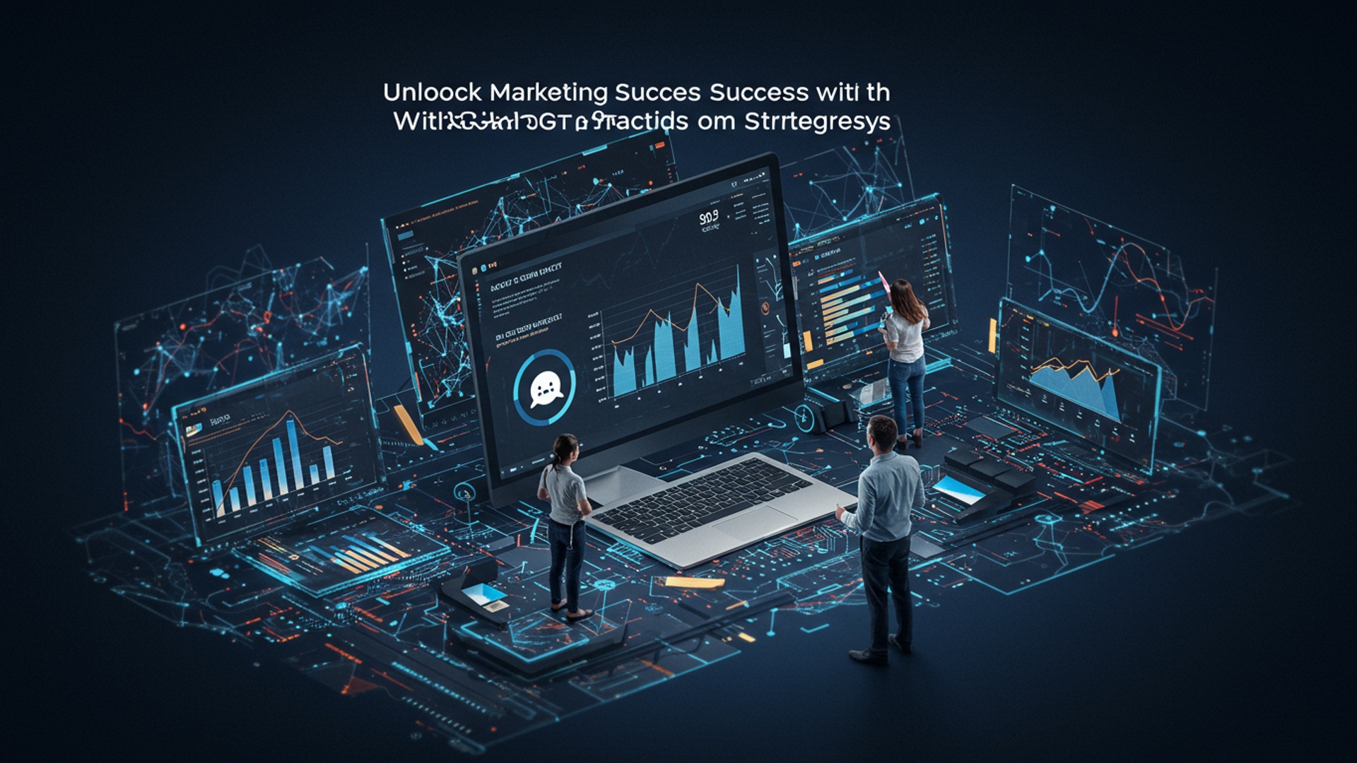 Unlock Marketing Success with ChatGPT Practical Strategies illustration