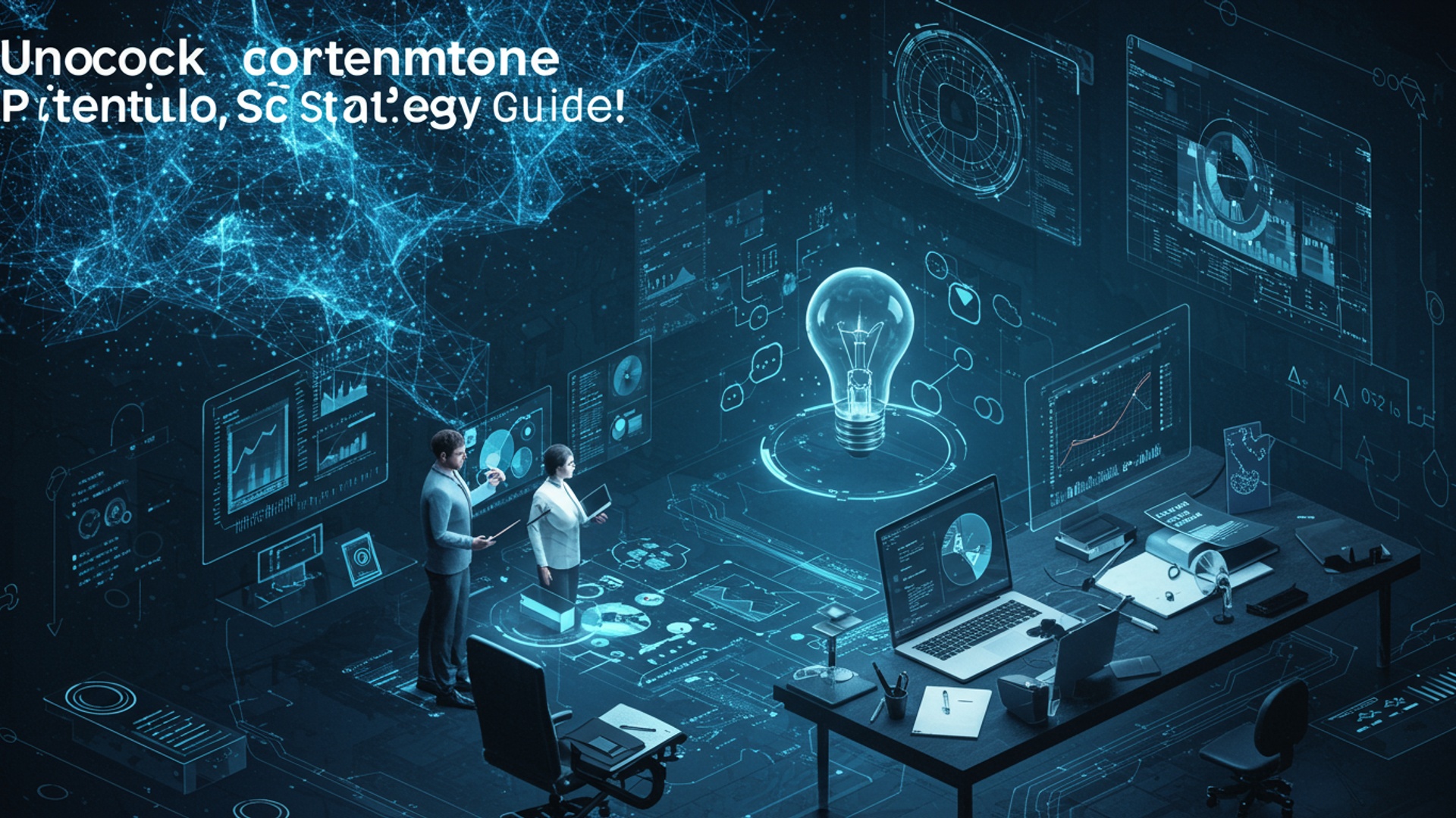 Unlock Your Content Potential with a Smart AI Strategy Guide illustration