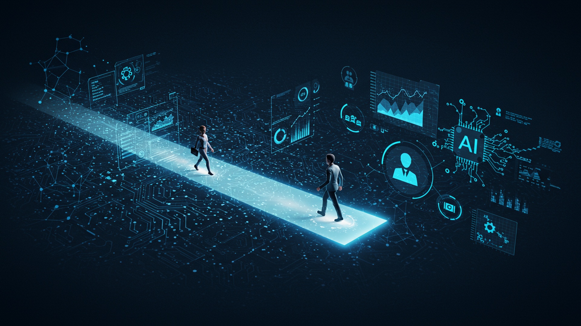 Unlock Your Future Top Strategies for an AI Career Transition illustration