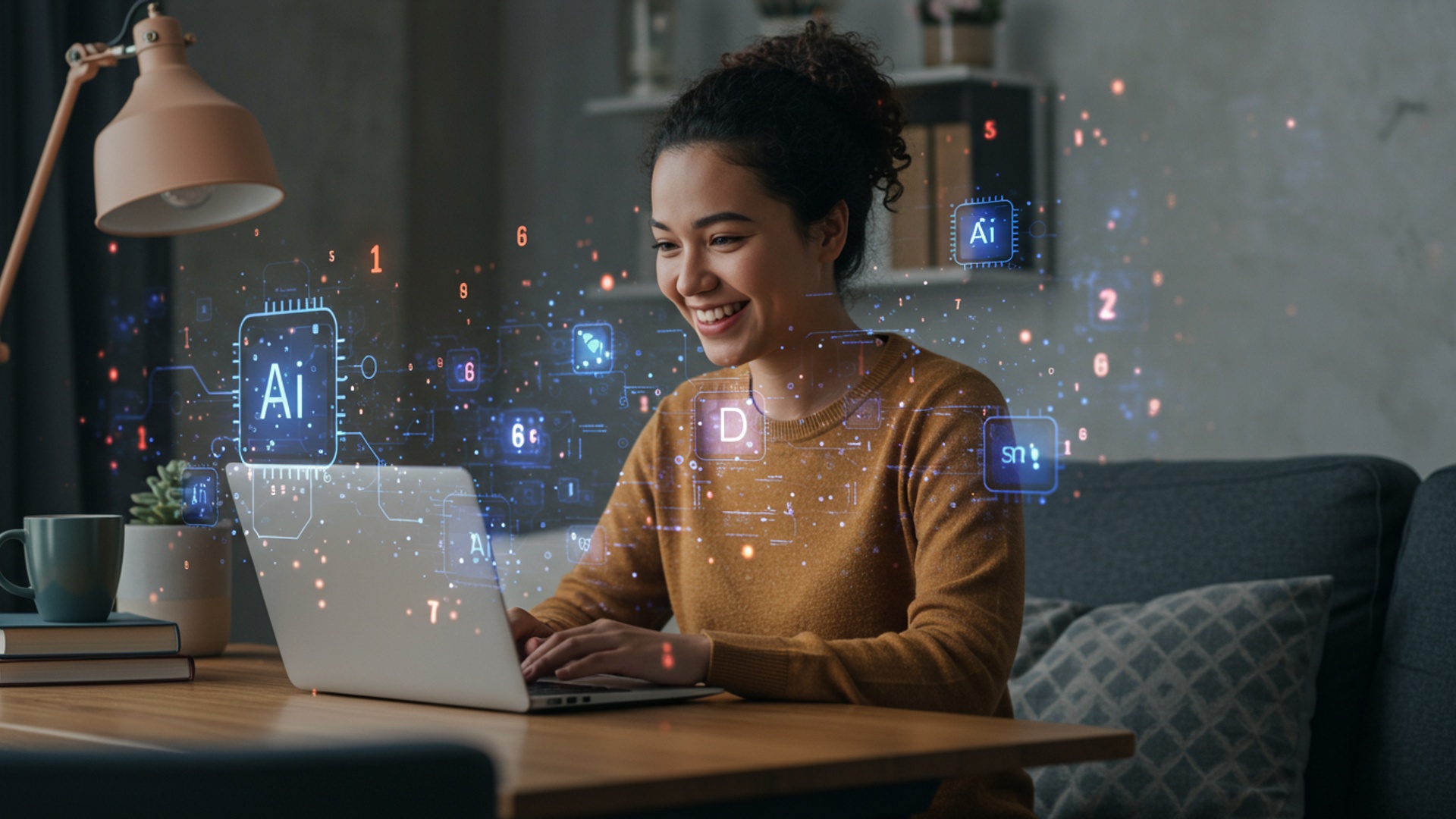 Earn More Write Smarter Your Path to an AI Content Career illustration