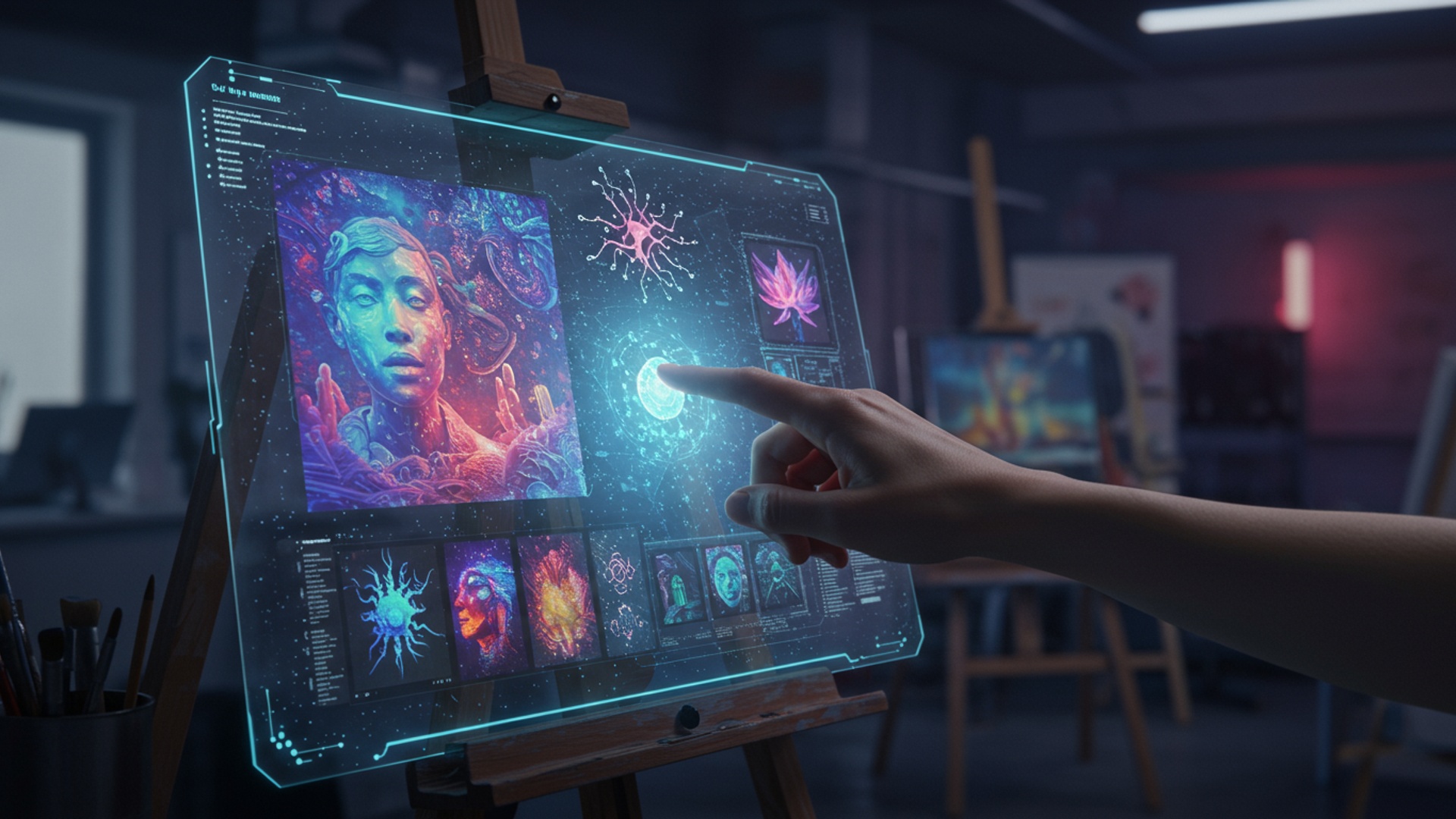 Grok Imagine Unleash Your Creativity Generate Stunning AI Art illustration