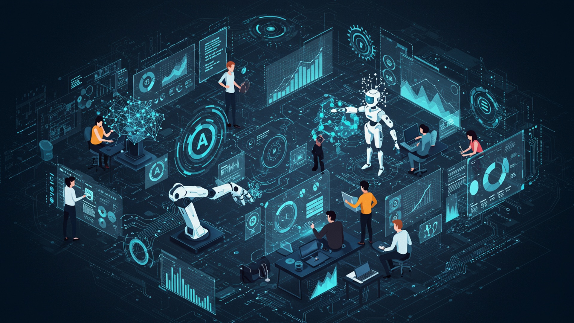 Launch Your Startup Faster 5 Ways AI Powers Your MVP Success illustration