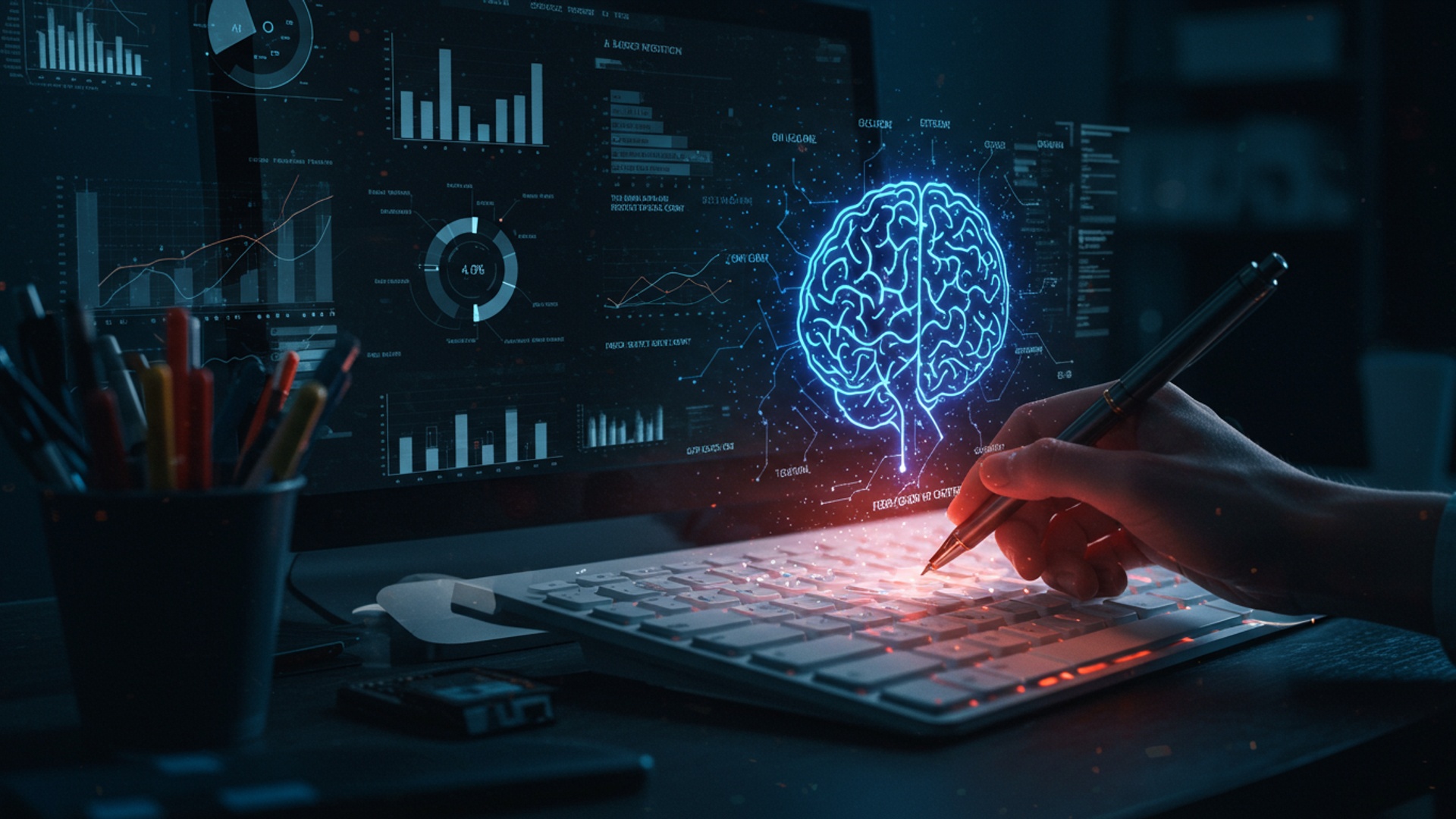 Master AI Blog Writing The Human Touch to Create Irresistible Content illustration