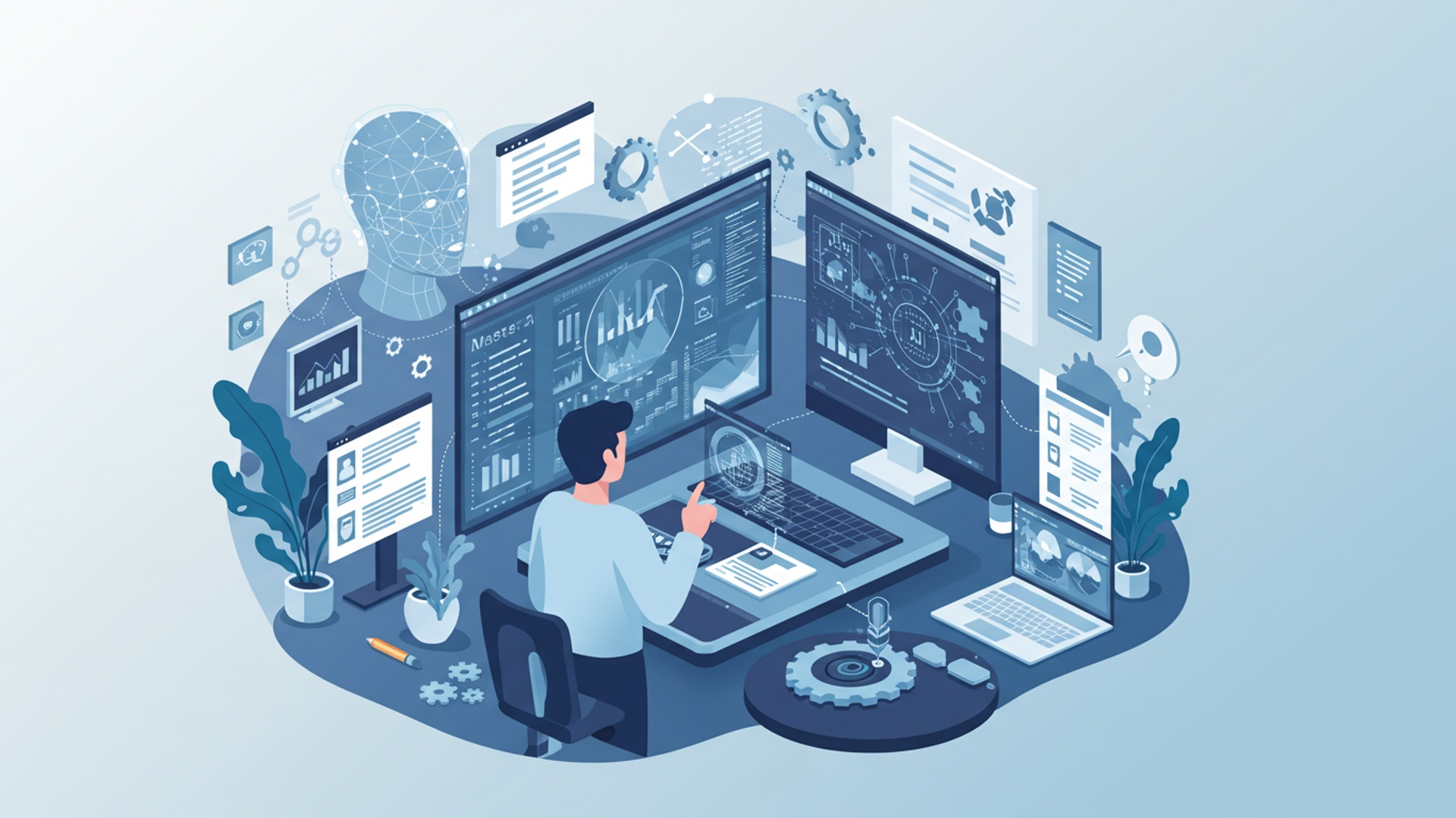 Master AI Content Writing Build Your Lucrative Career illustration