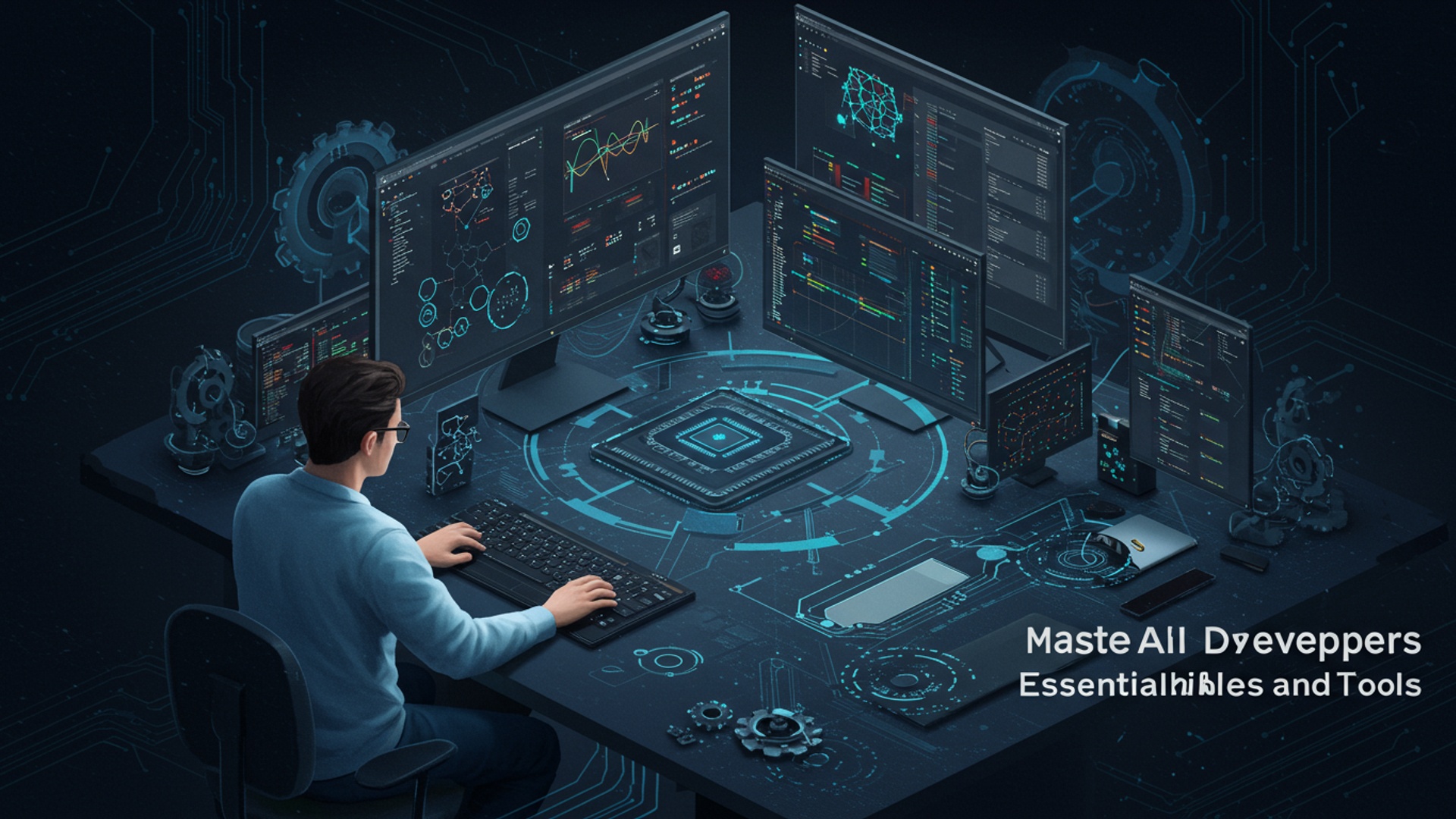 Master AI for Developers Essential Skills and Tools illustration