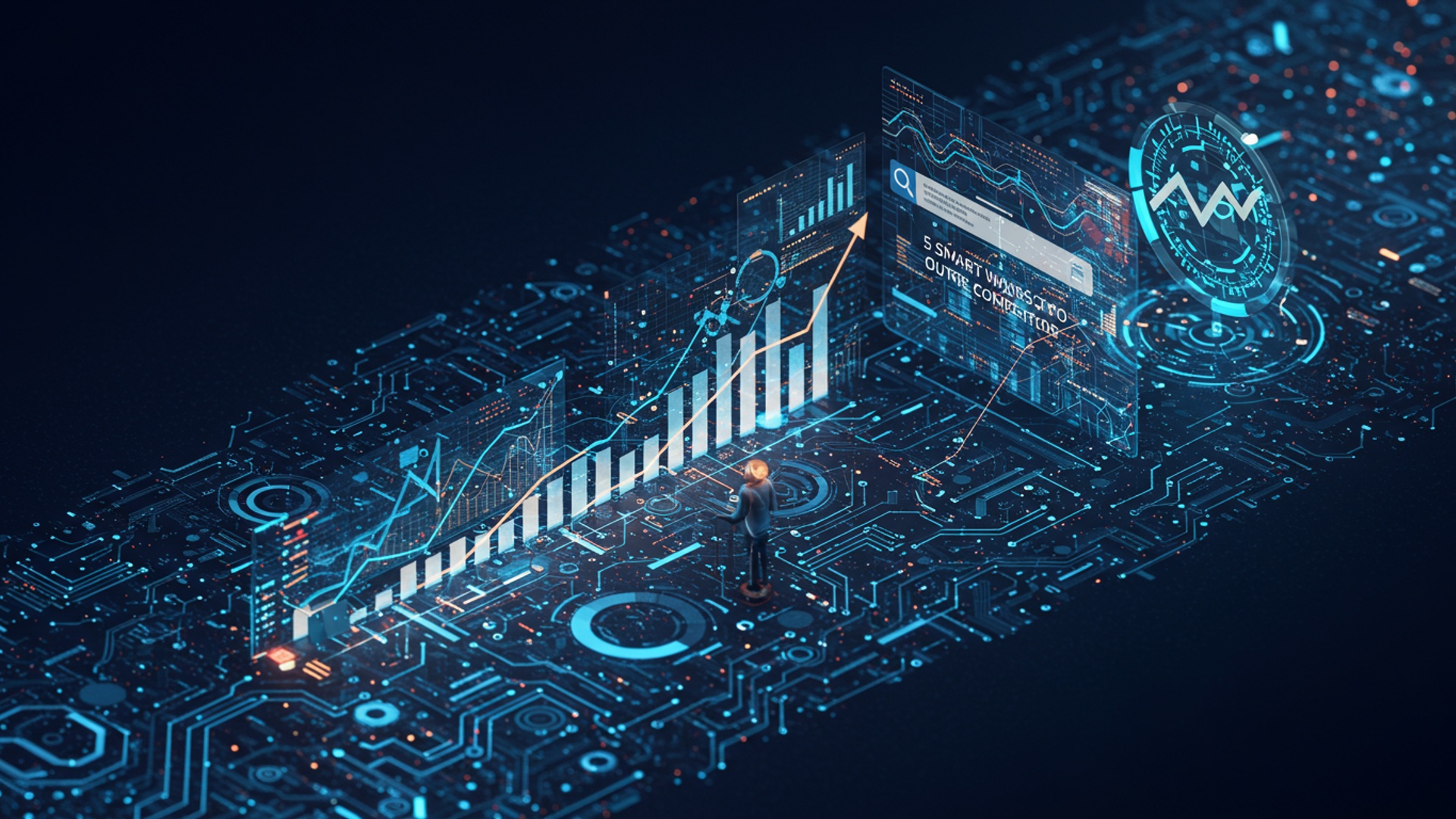 Master AI SEO 5 Smart Ways to Outrank Competitors illustration