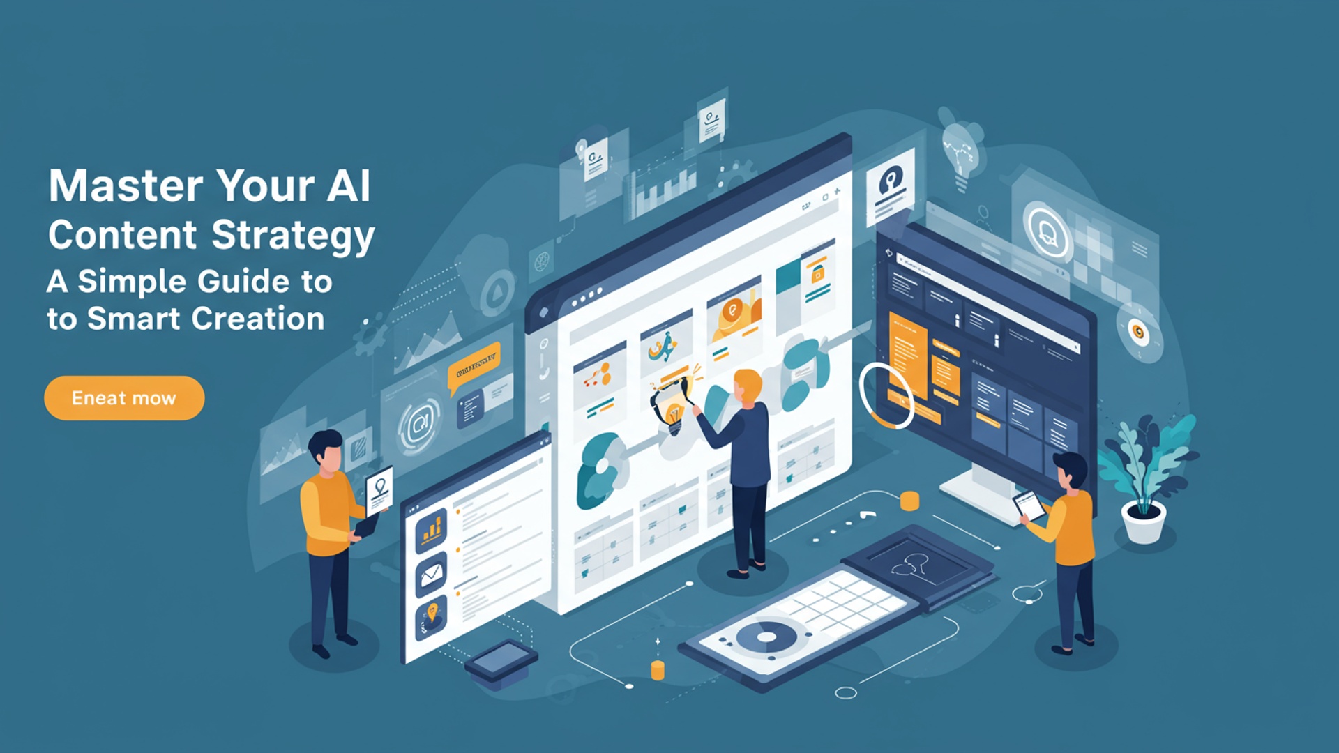 Master Your AI Content Strategy A Simple Guide to Smart Creation illustration