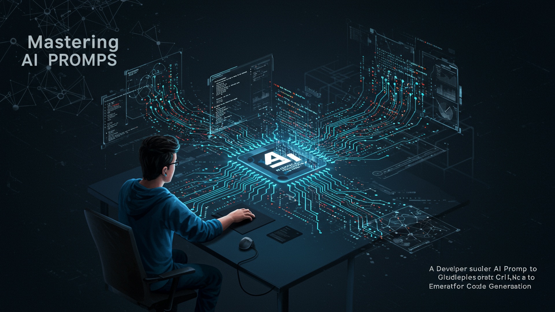 Mastering AI Prompts A Developer's Guide to Powerful Code Generation illustration