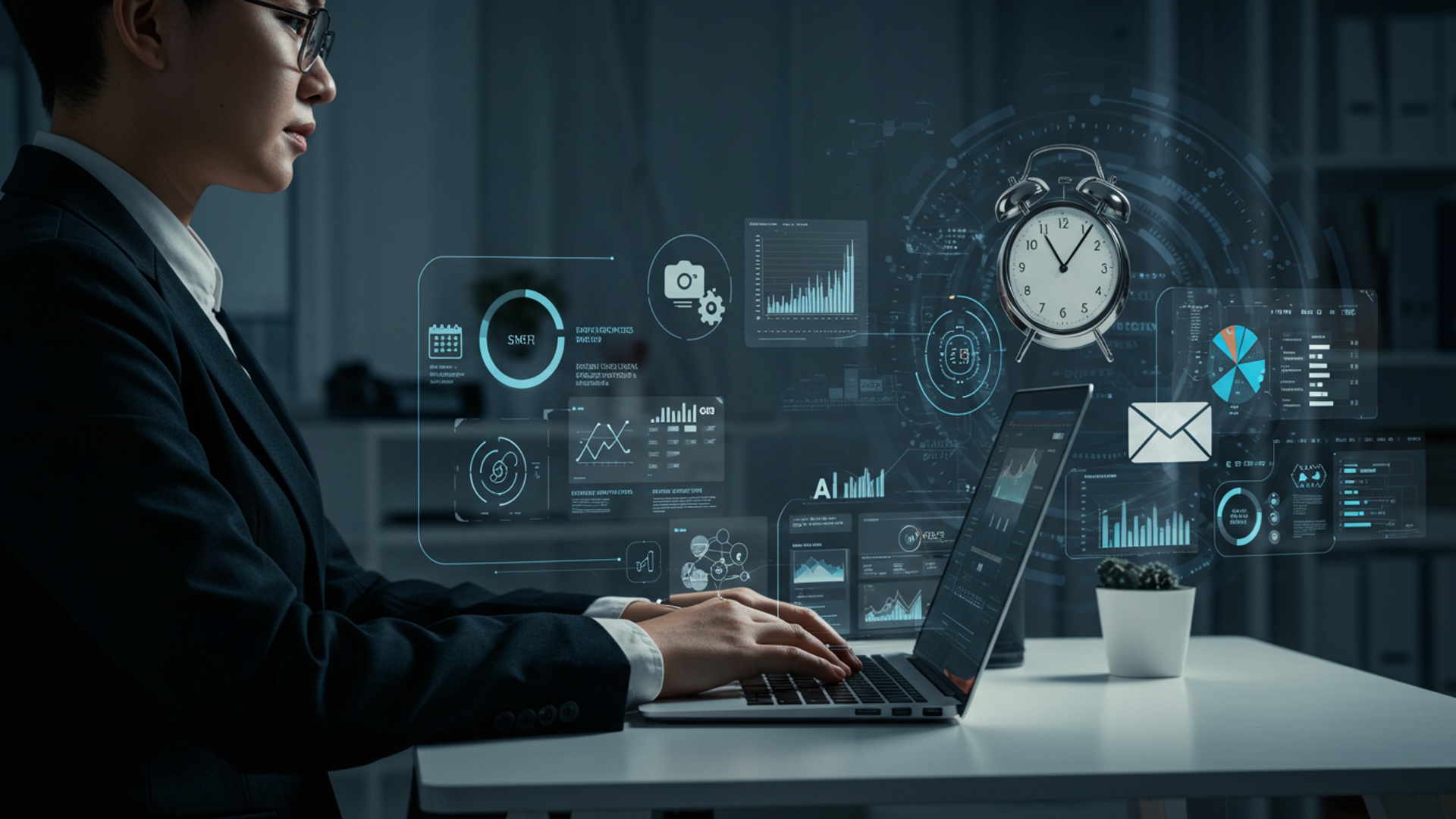 Reclaim Your Day 5 Essential AI Tools for Busy Professionals illustration