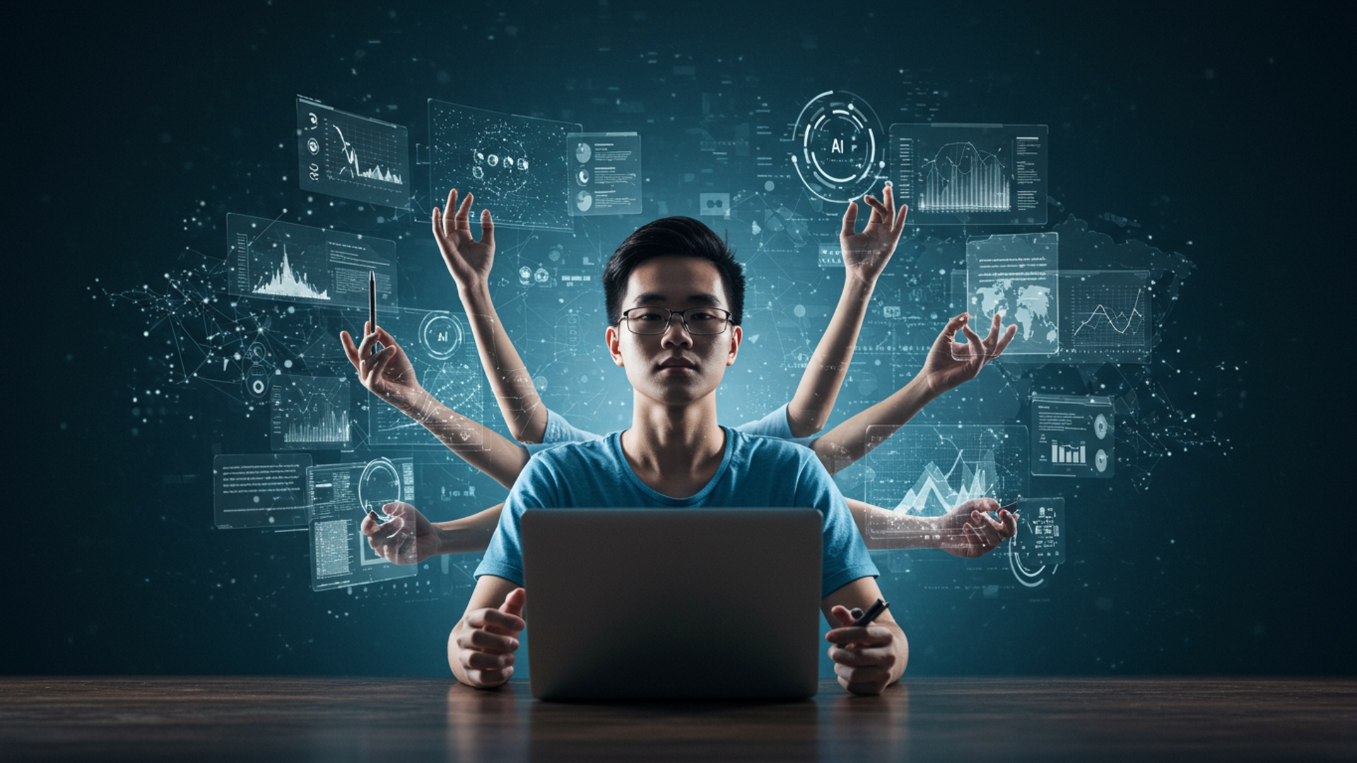Reclaim Your Day 5 Must Have AI Tools for Maximum Productivity illustration