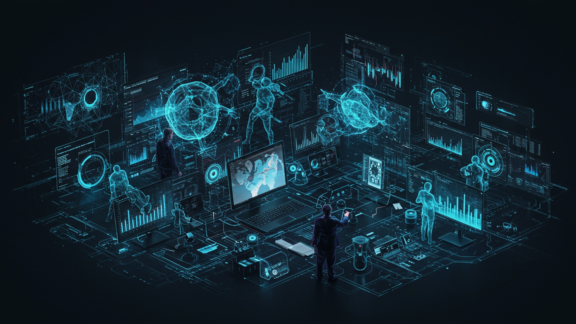 Supercharge Teamwork 10 AI Tools for Unstoppable Productivity illustration