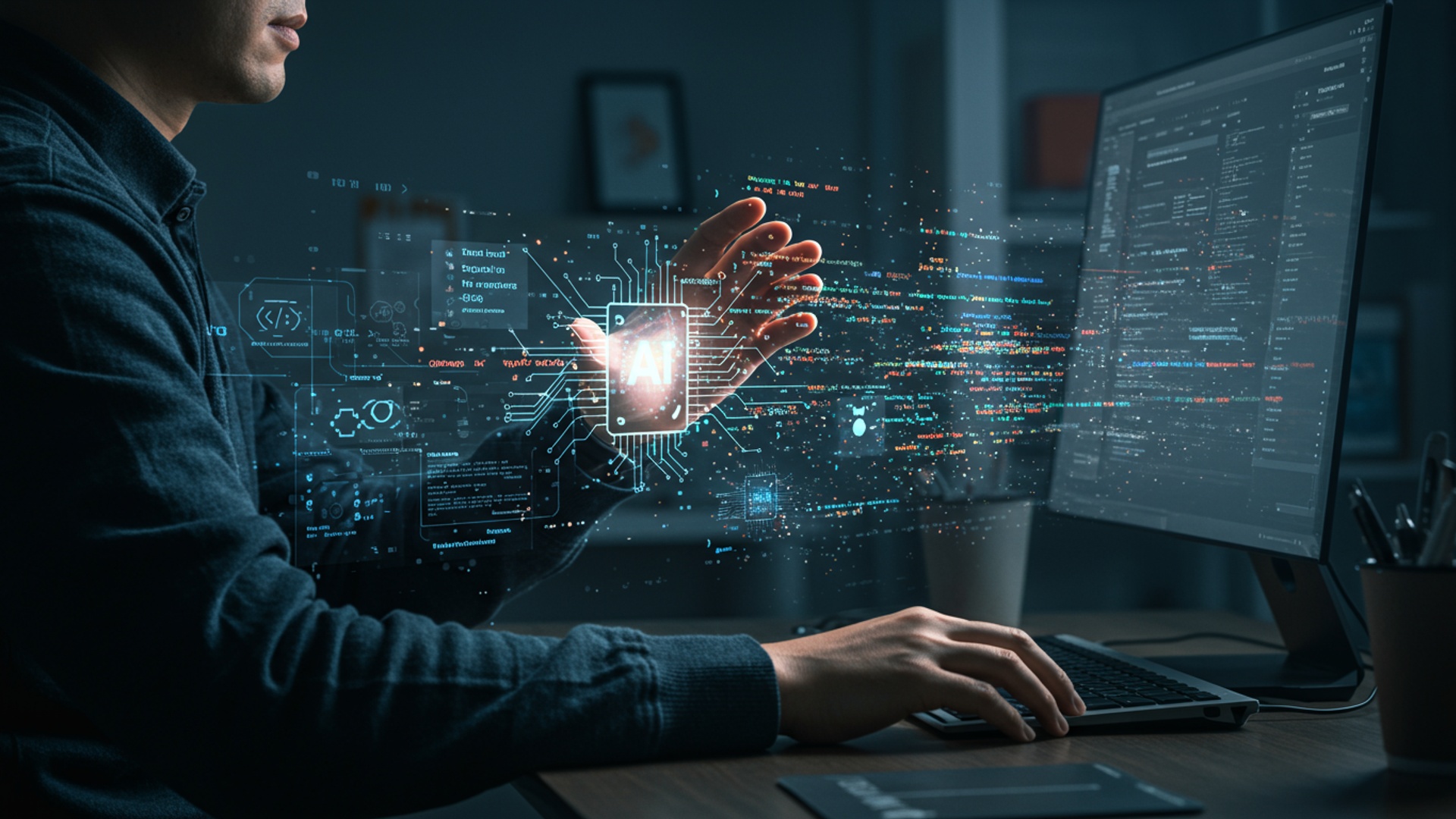 Unlock Developer Superpowers How AI Transforms Software Development illustration