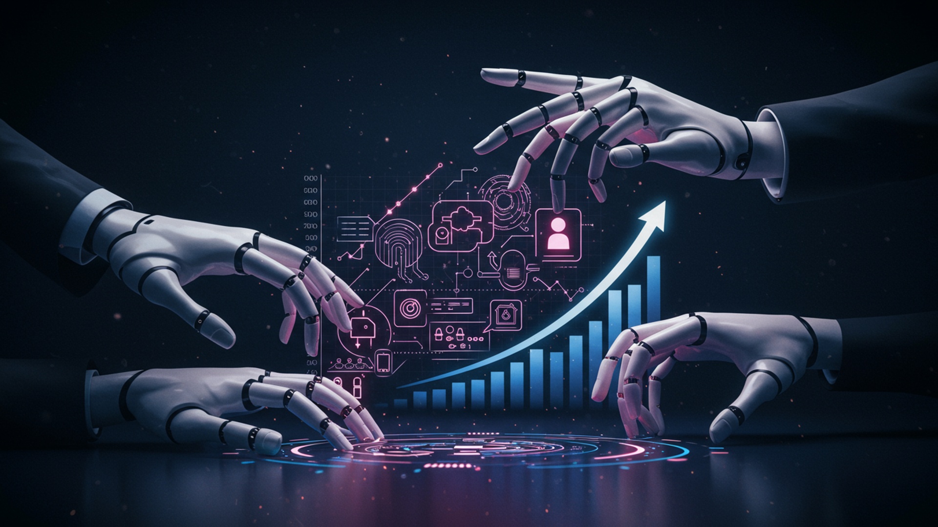 Unlock Marketing Magic Five Ways Generative AI Boosts Your Brand illustration
