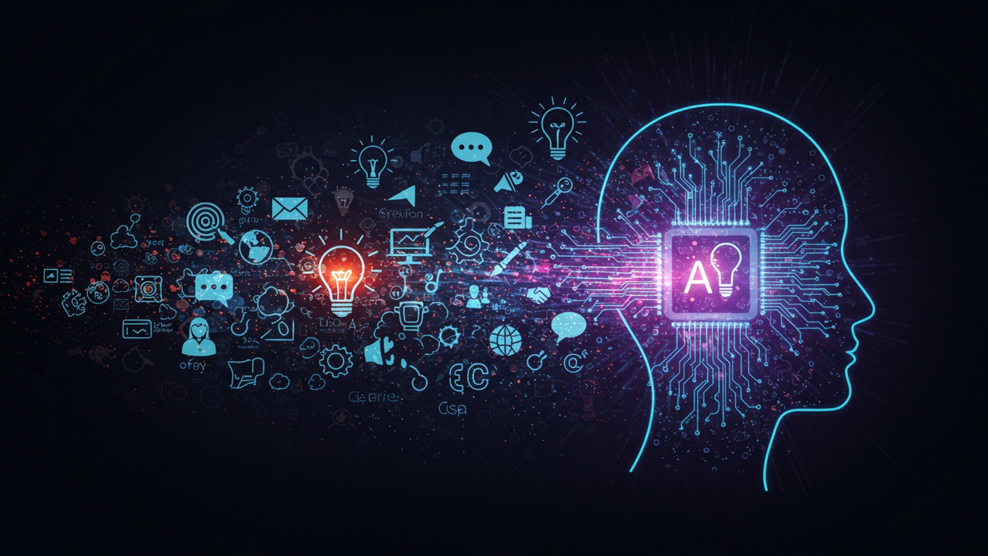 Unlock Unlimited Ideas AI Secrets for Creative Brainstorming illustration