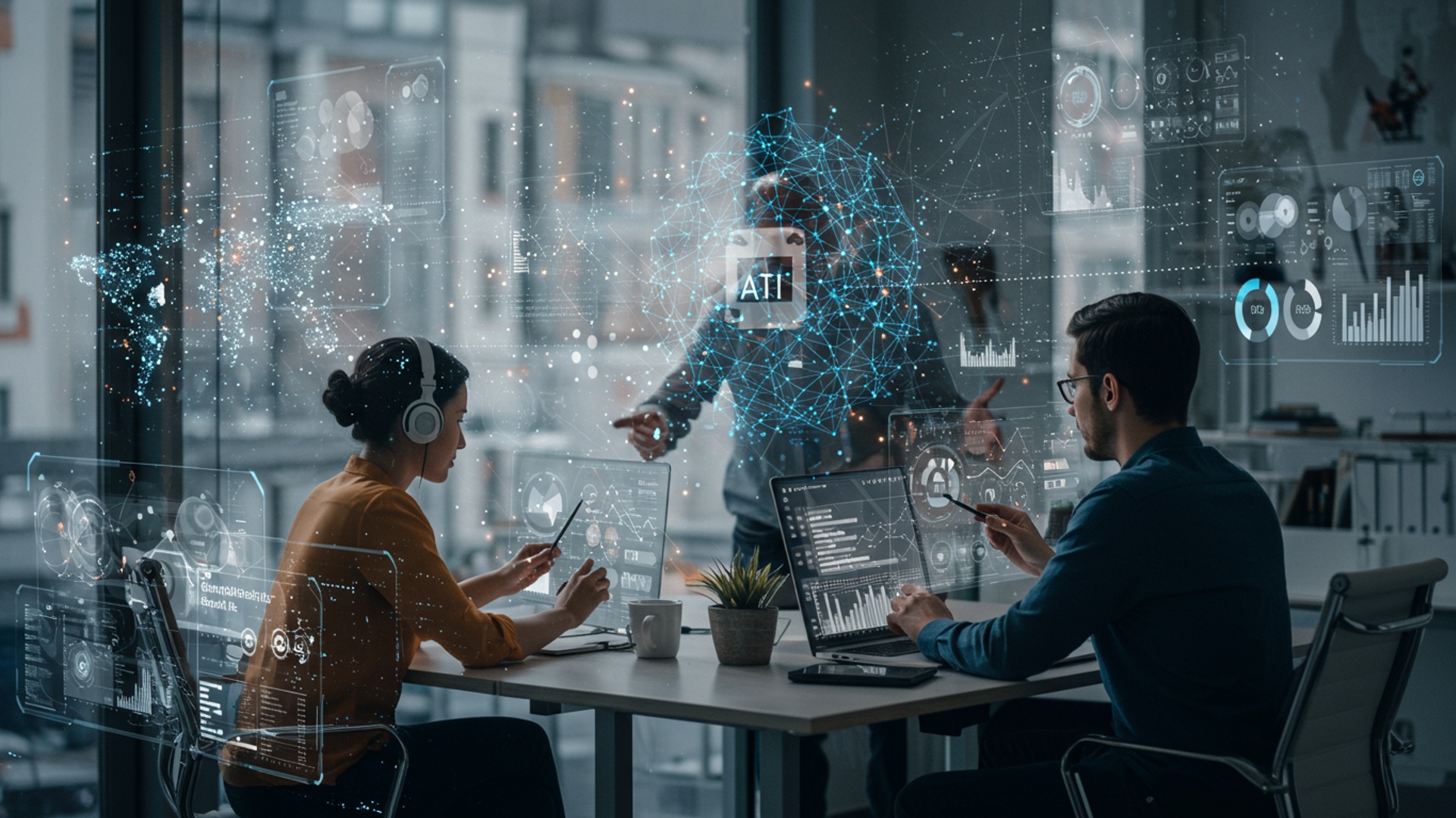 Unlock Your Potential How Human AI Partnership Transforms Work illustration