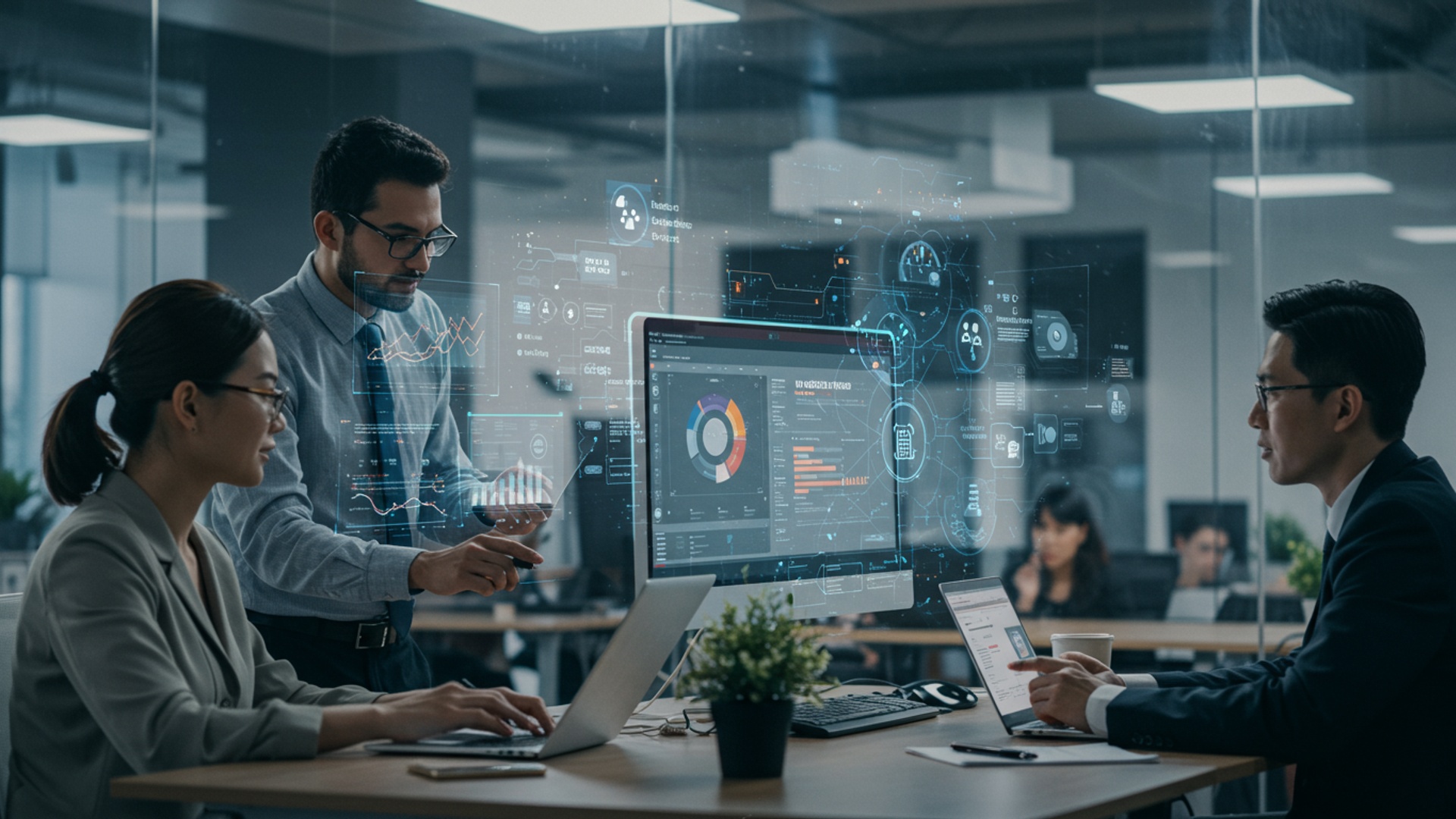 Elevate Team Productivity 5 AI Strategies for Smarter Work illustration