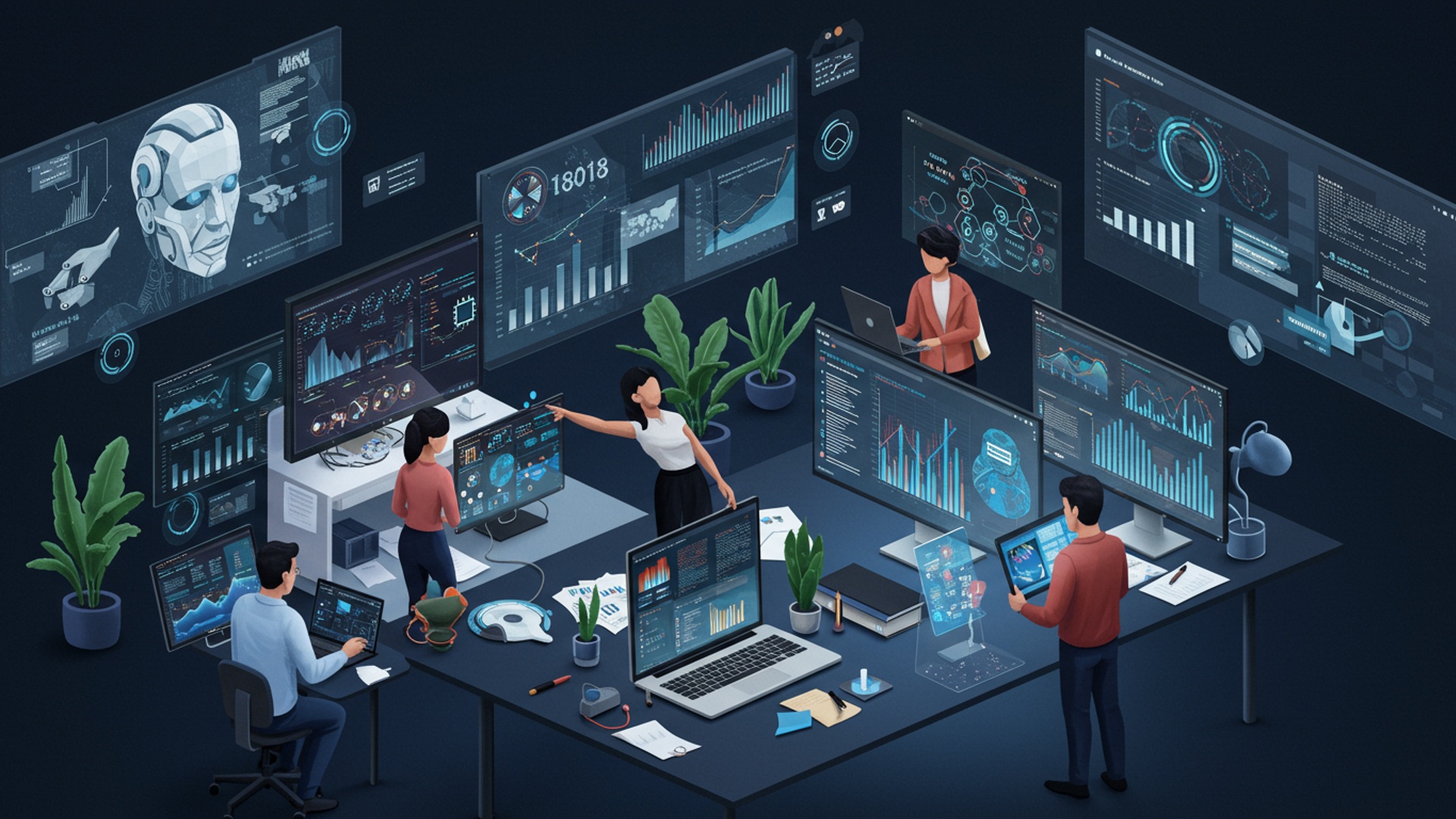 Master These 5 Key Skills for Success in AI illustration