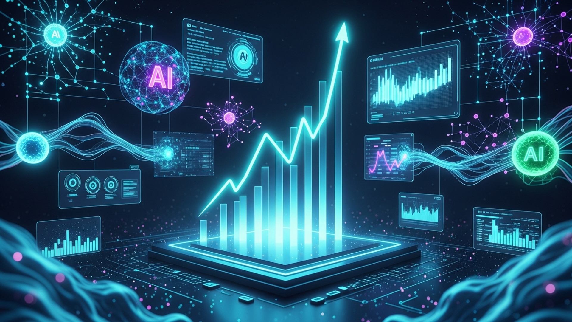Skyrocket Your Website Traffic with Smart AI SEO Strategies illustration