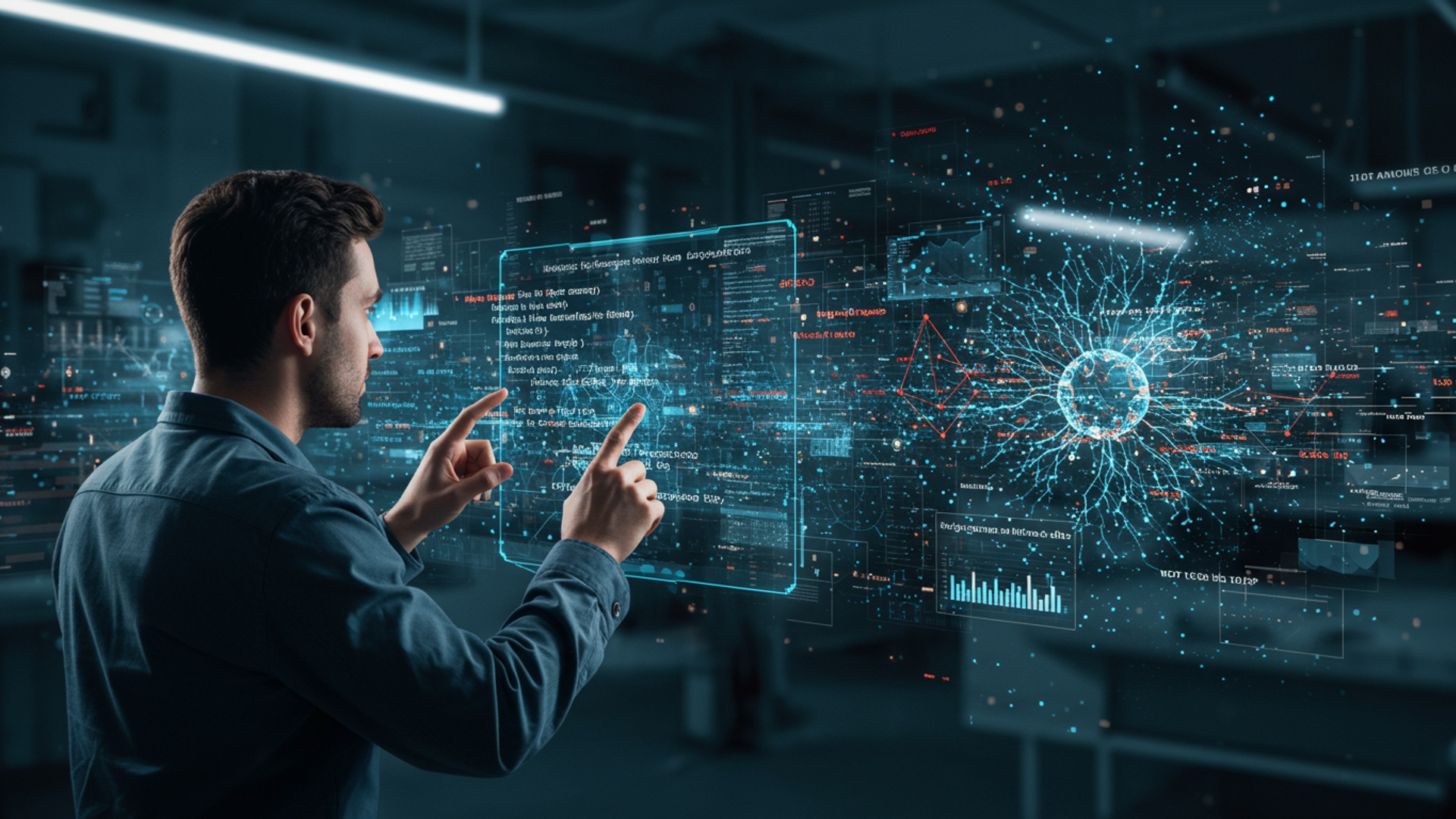 Unlock Efficiency How AI Transforms Software Development illustration