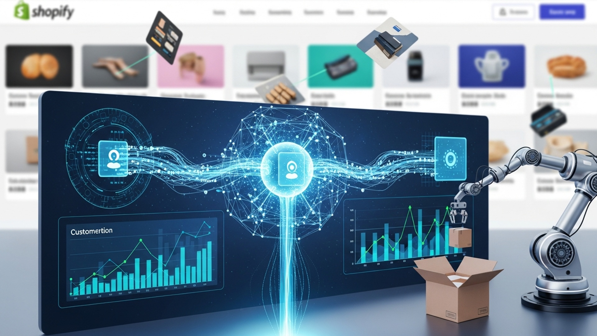 Unlock Growth 5 Shopify AI Apps for Effortless Store Optimization illustration