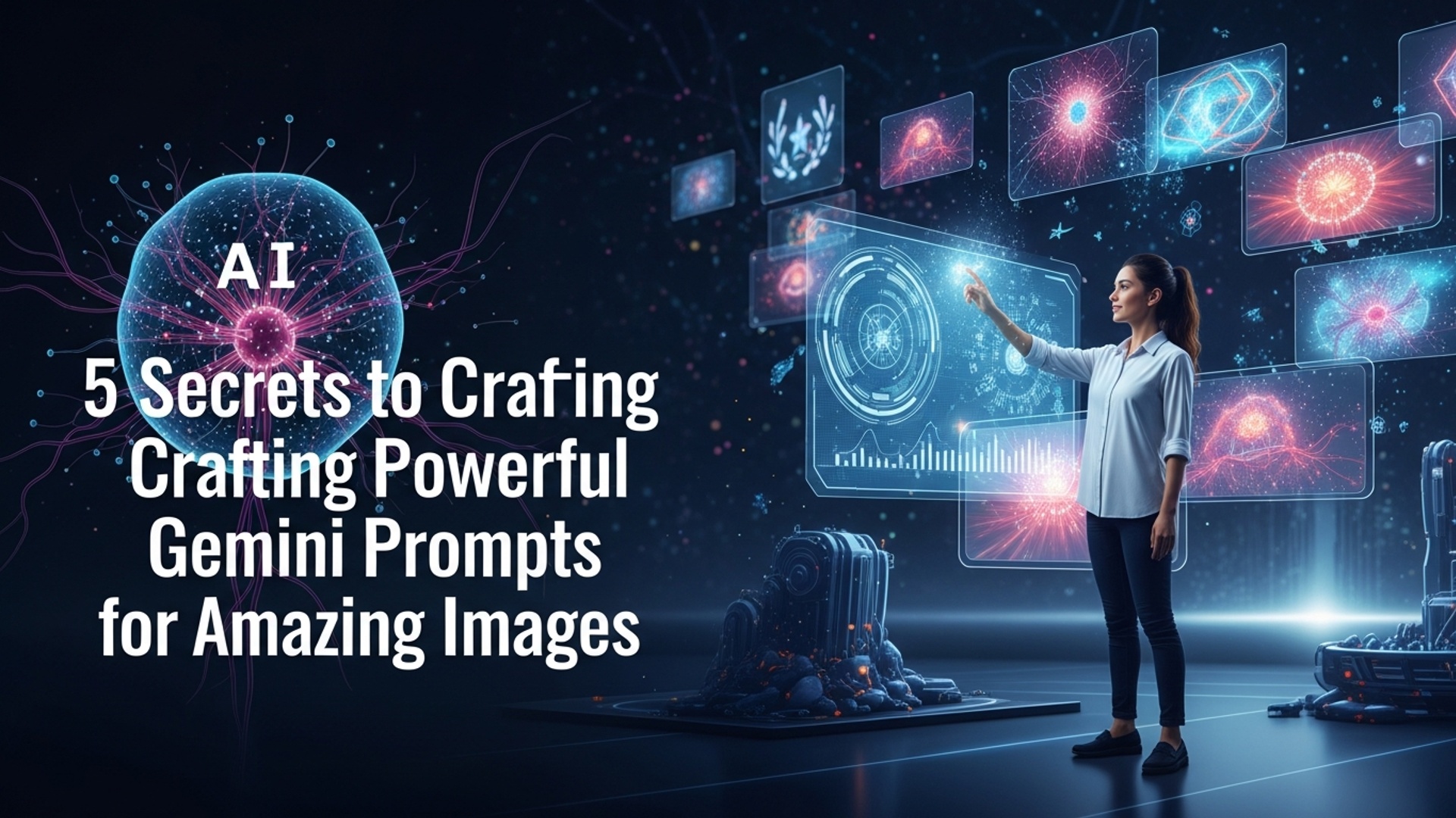 5 Secrets to Crafting Powerful Gemini Prompts for Amazing Images illustration