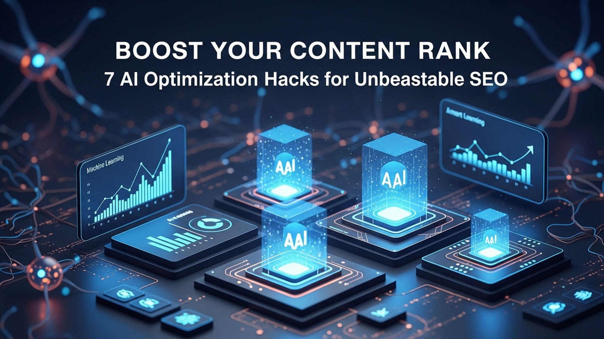 Boost Your Content Rank 7 AI Optimization Hacks for Unbeatable SEO illustration