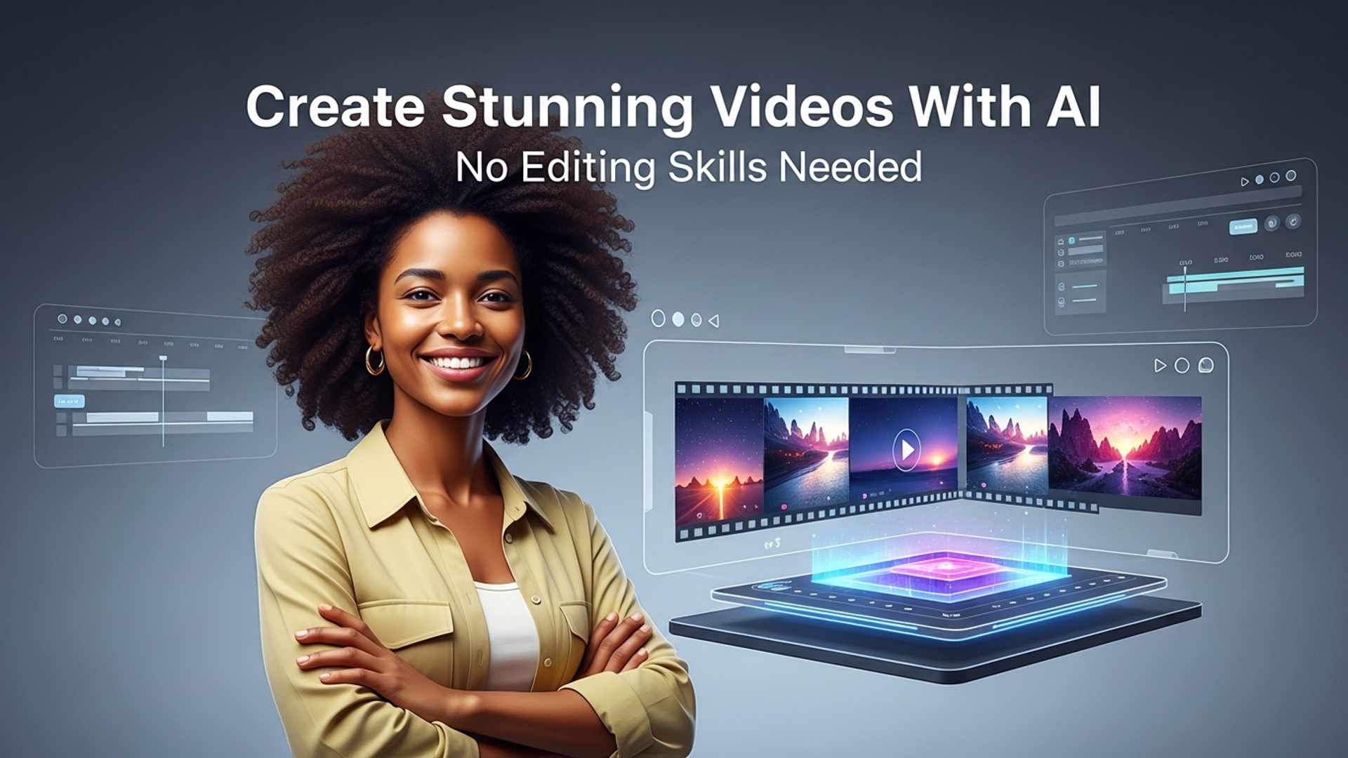 Create Stunning Videos With AI No Editing Skills Needed illustration