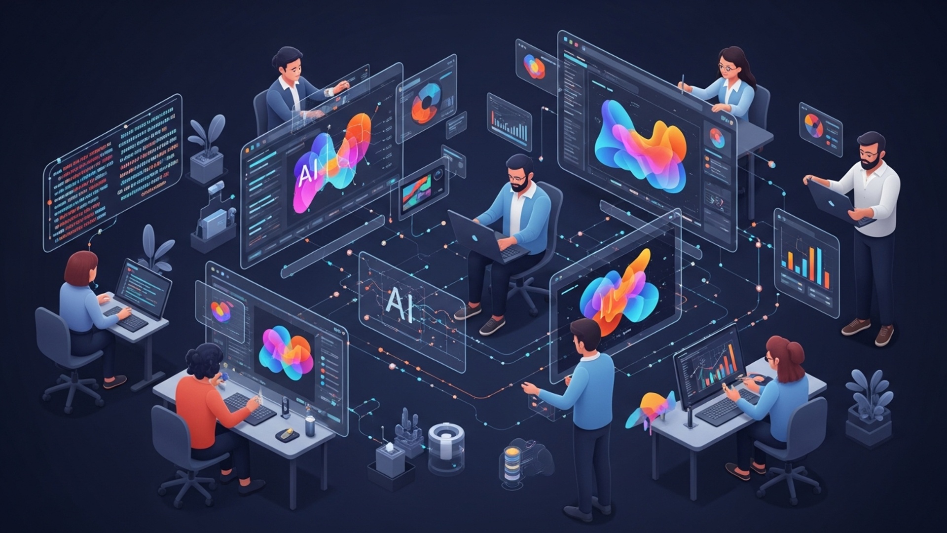 Generative AI Jobs Uncovered Your Guide to High Demand Roles illustration