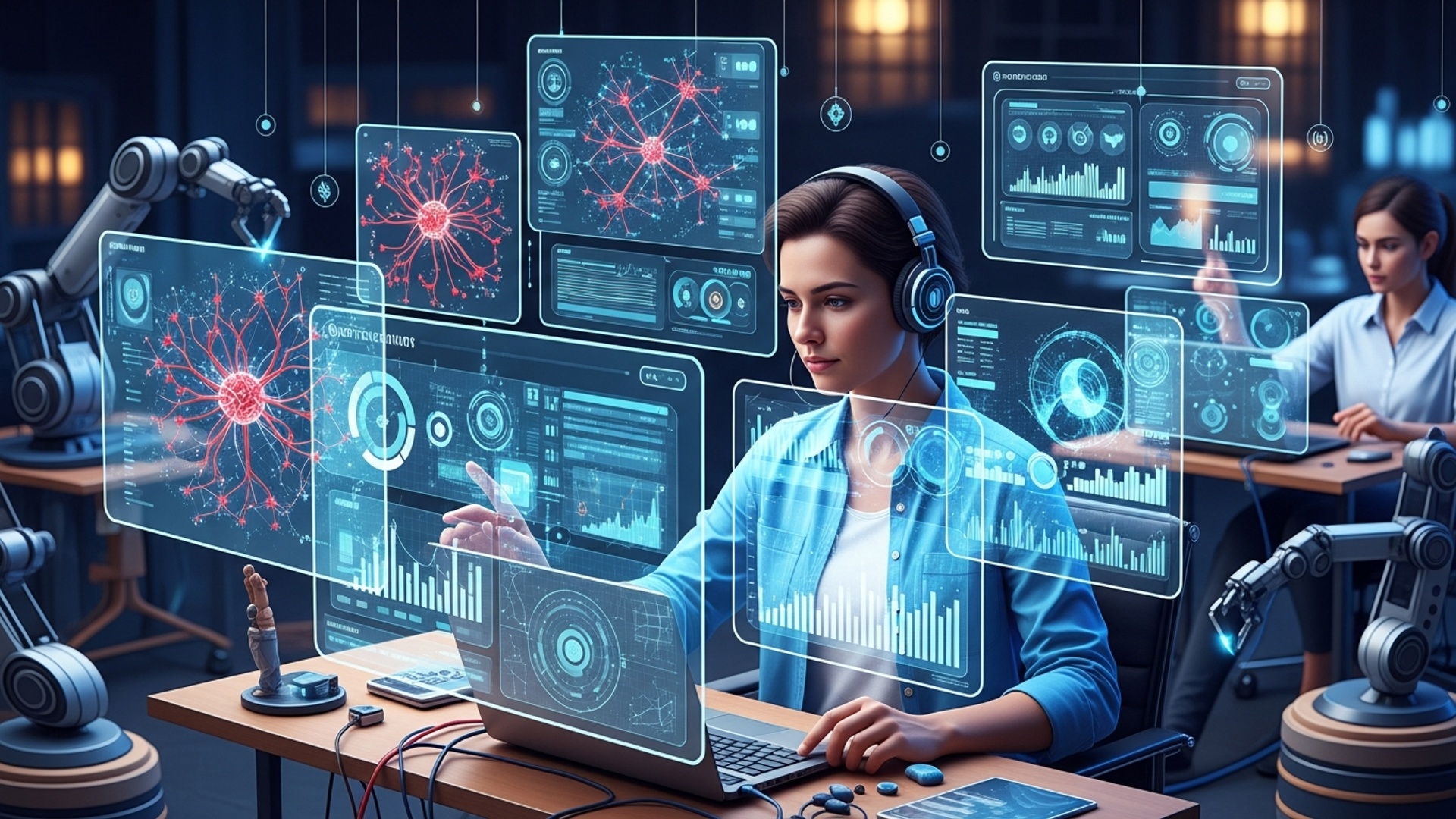 Master AI Tools 5 Game Changers for Everyday Productivity illustration