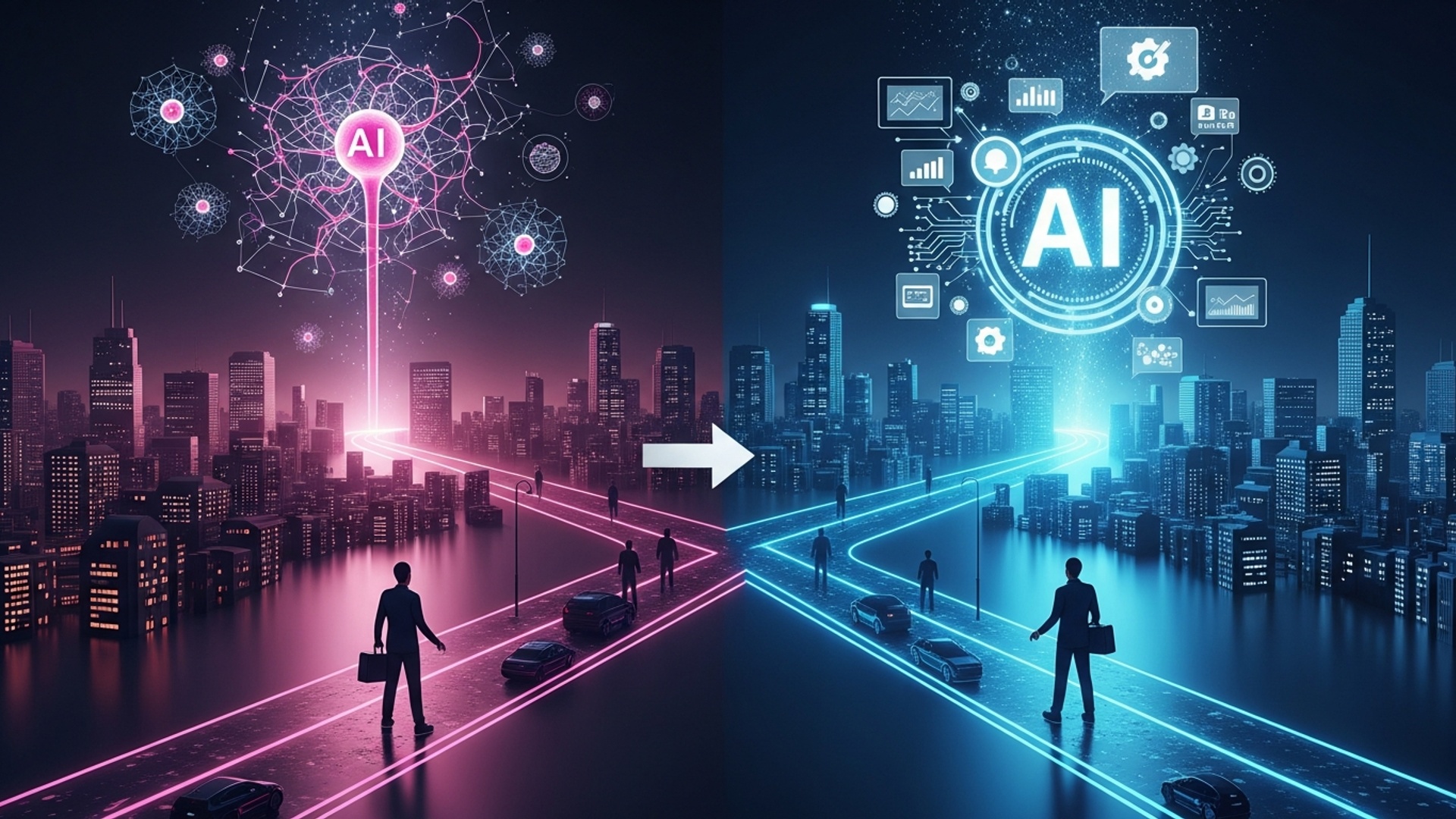 Unlock Your Future How to Transition to a Thriving AI Career illustration